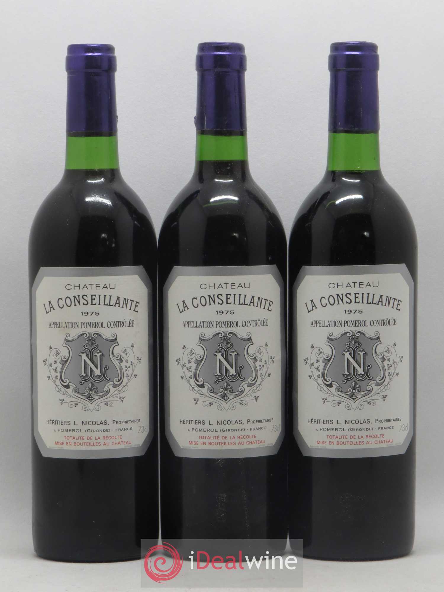 Château la Conseillante 1975 - Lot de 12 bouteilles - 2