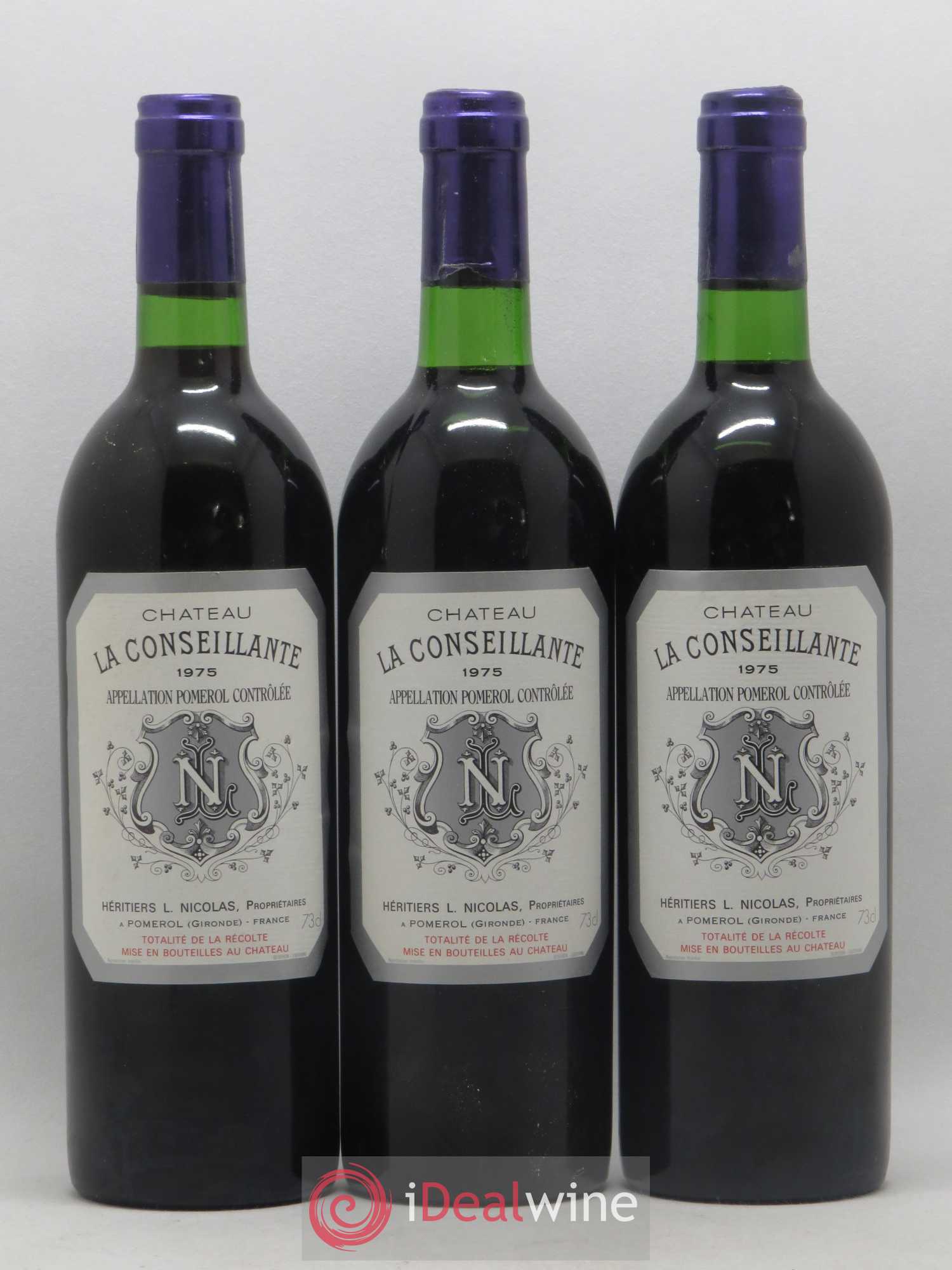 Château la Conseillante 1975 - Lot de 12 bouteilles - 3