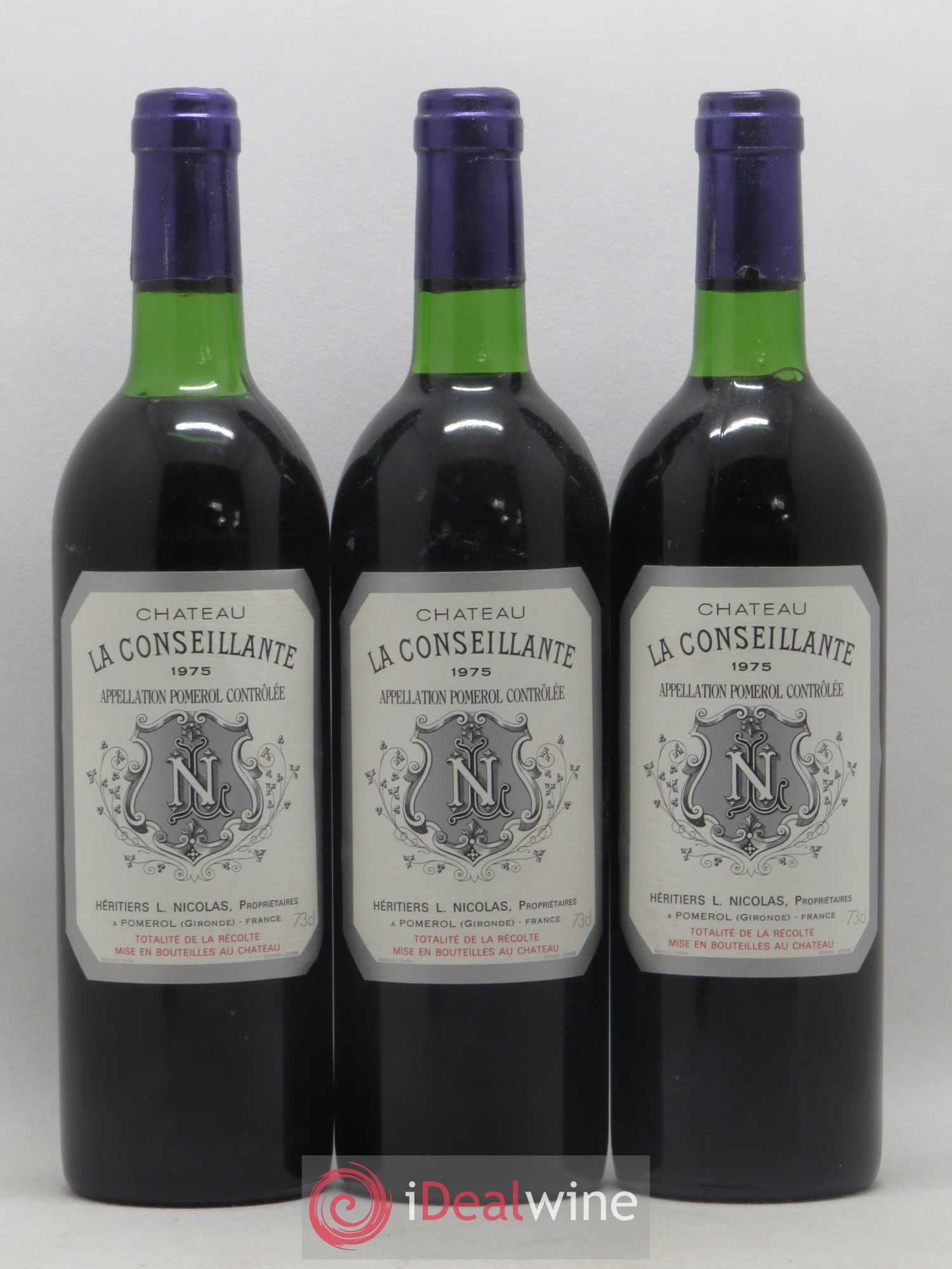 Château la Conseillante 1975 - Lot de 12 bouteilles - 4