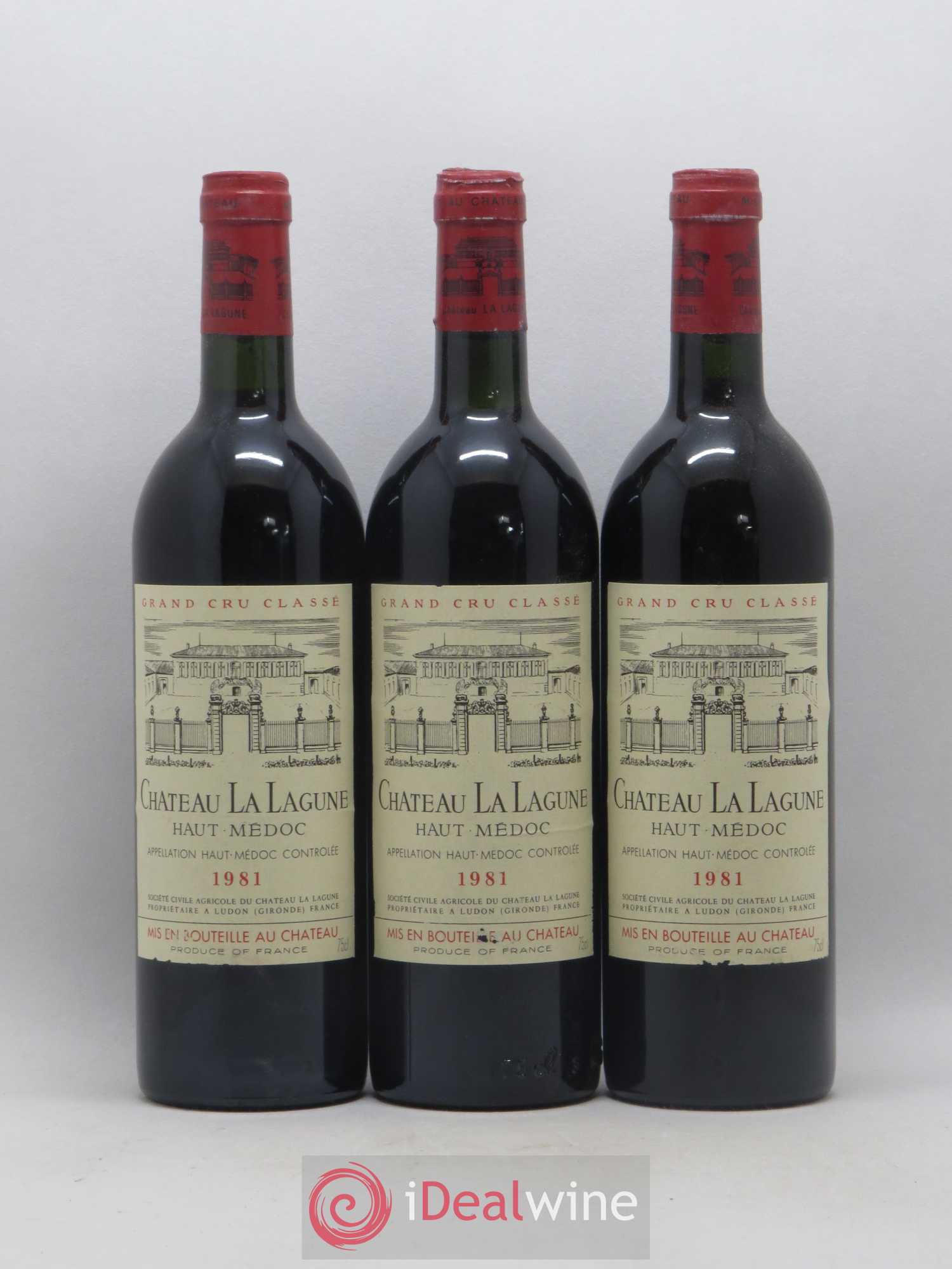 Château la Lagune 3ème Grand Cru Classé 1981 - Lot de 12 bouteilles - 1