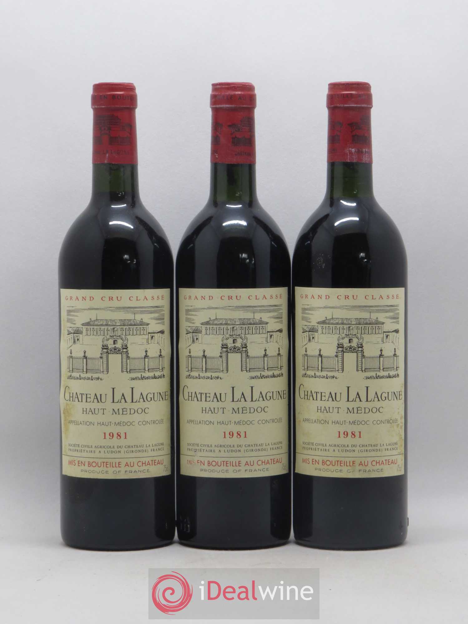 Château la Lagune 3ème Grand Cru Classé 1981 - Lot de 12 bouteilles - 3