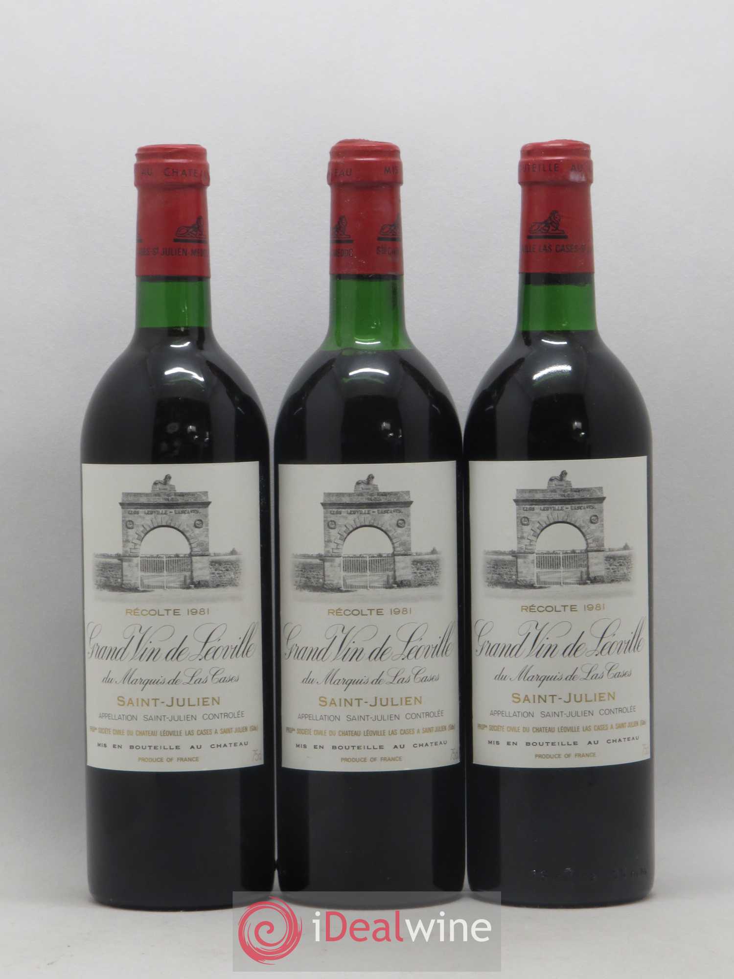 Château Léoville Las Cases 2ème Grand Cru Classé 1981 - Lot de 12 bouteilles - 1