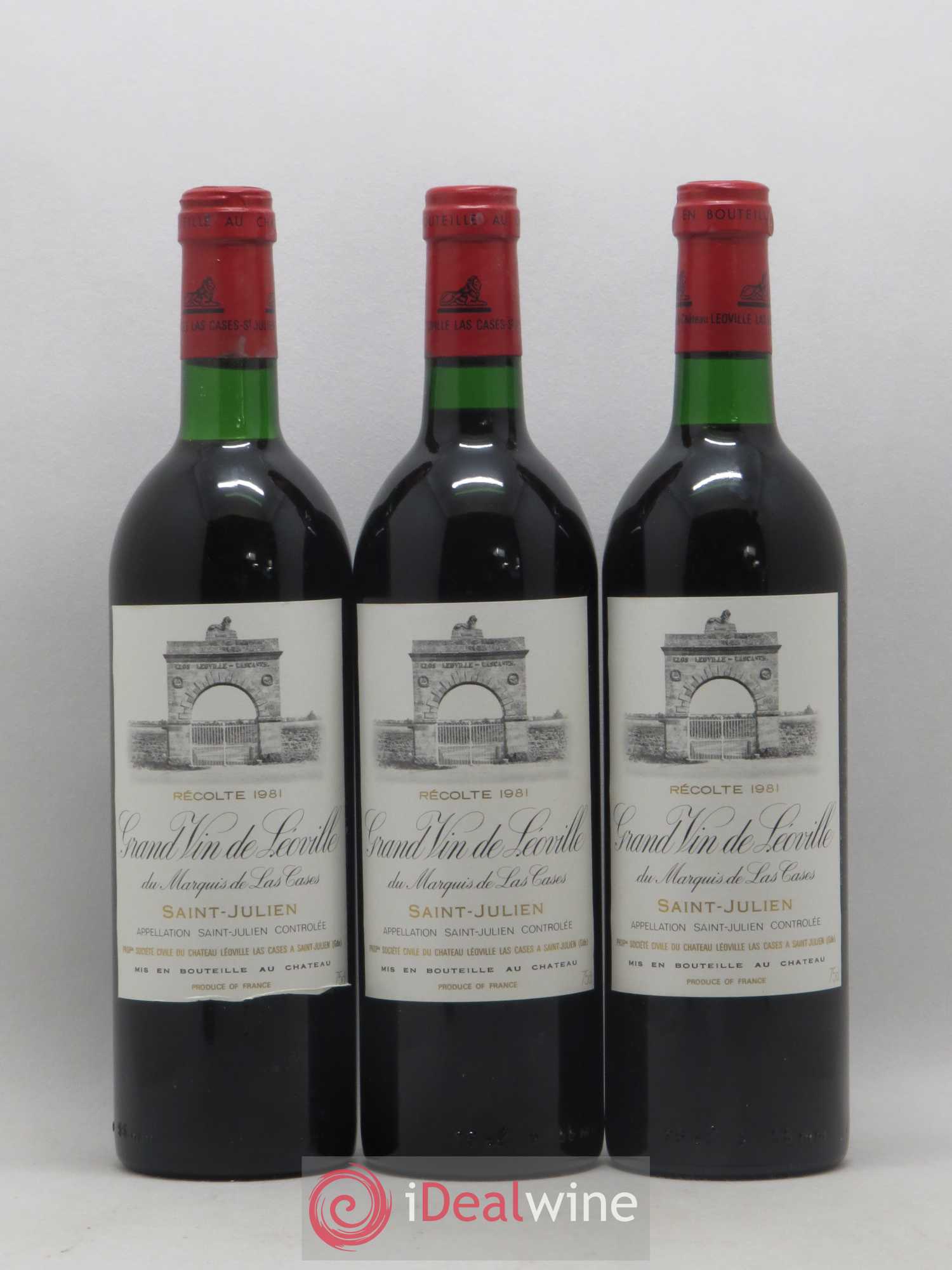 Château Léoville Las Cases 2ème Grand Cru Classé 1981 - Lot de 12 bouteilles - 2