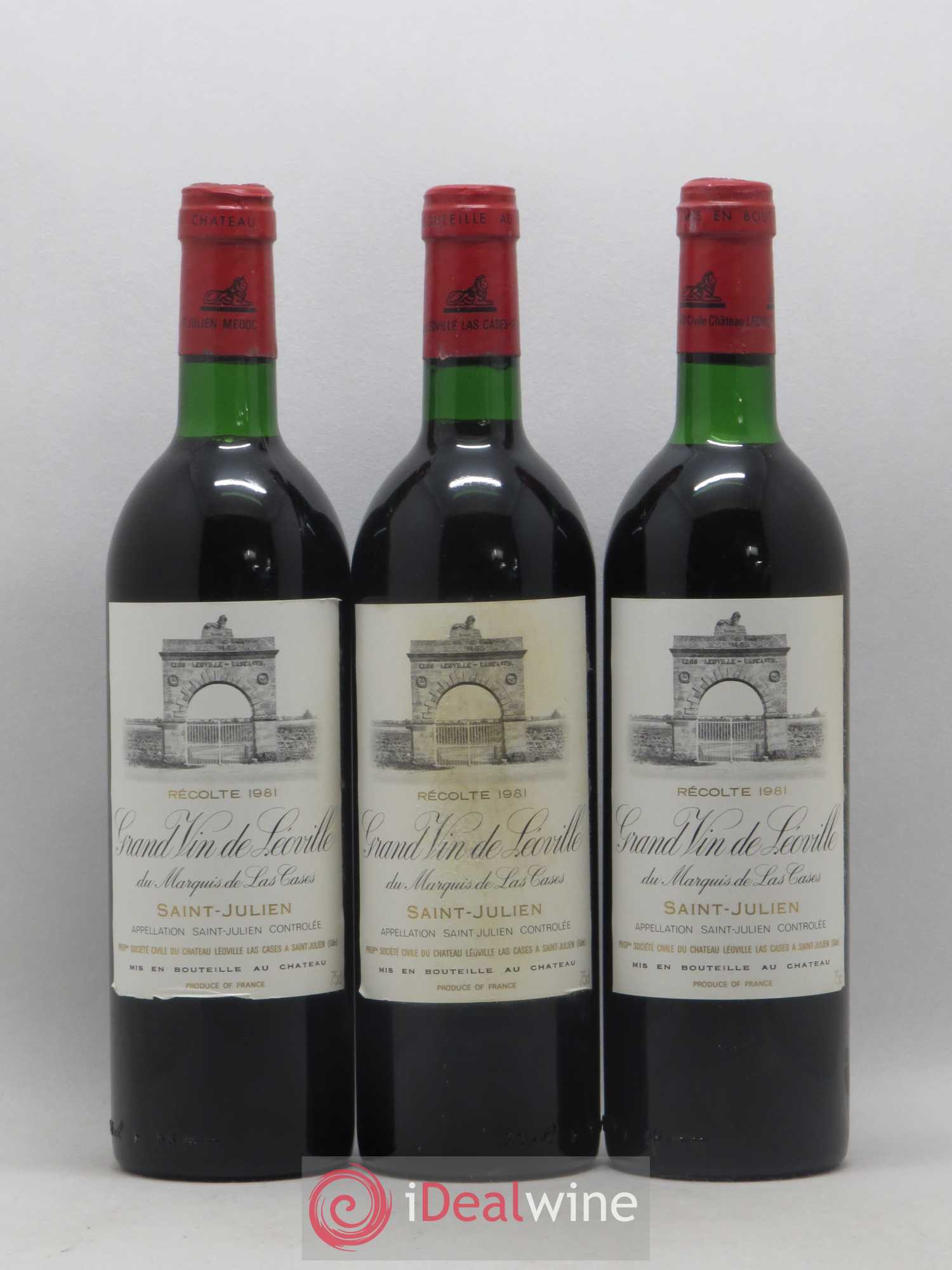 Château Léoville Las Cases 2ème Grand Cru Classé 1981 - Lot de 12 bouteilles - 3