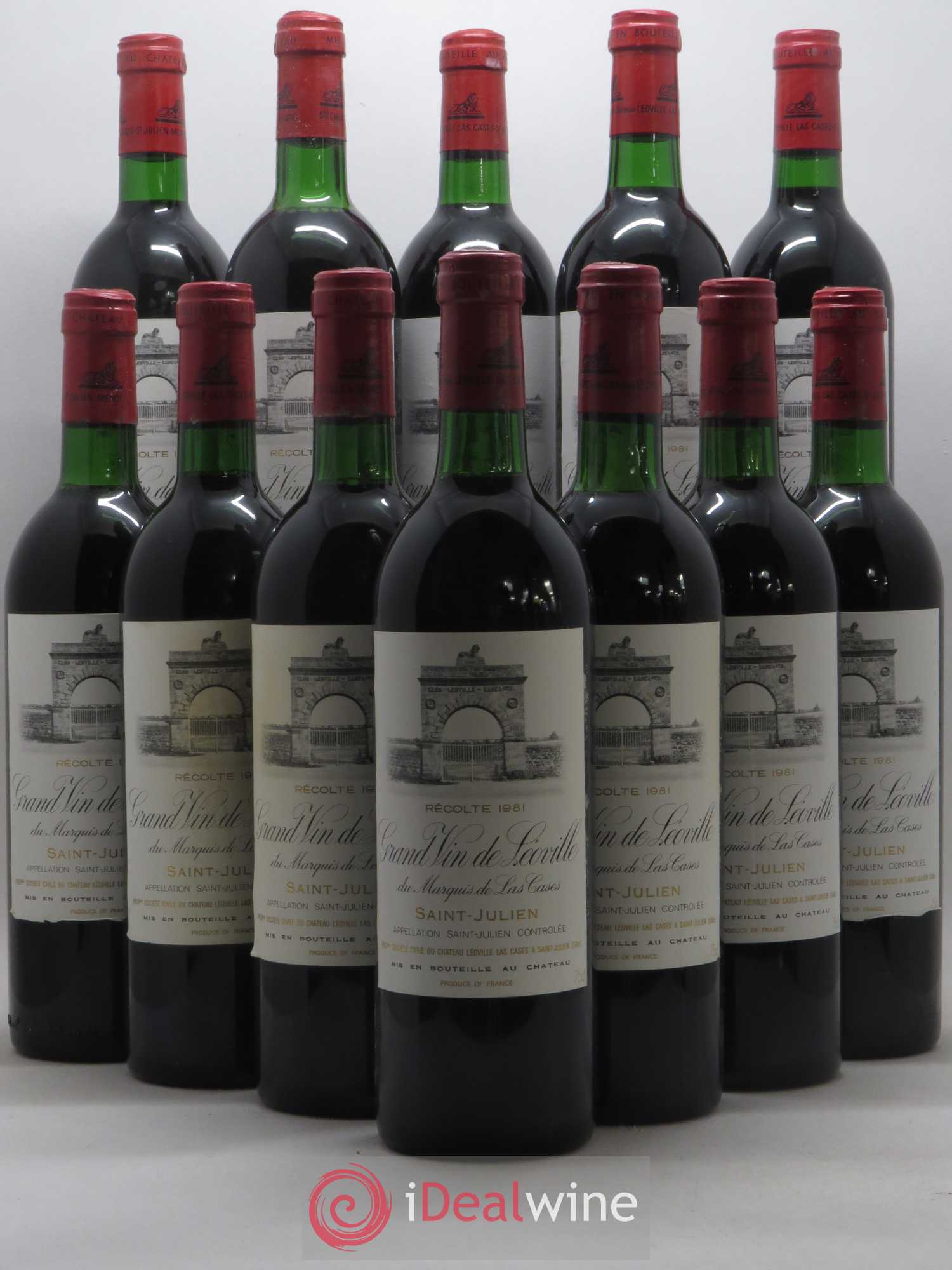 Château Léoville Las Cases 2ème Grand Cru Classé 1981 - Lot de 12 bouteilles - 0