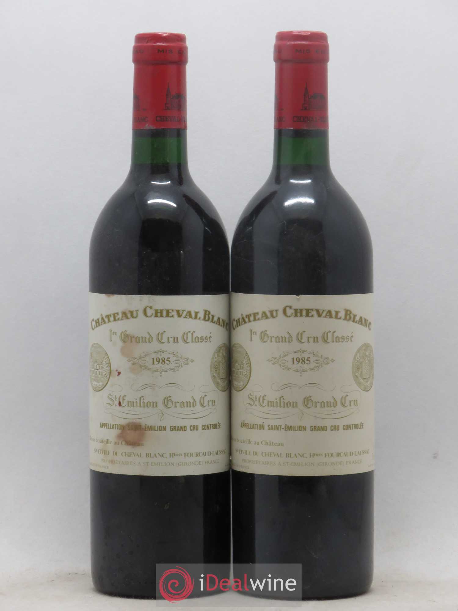 Château Cheval Blanc 1er Grand Cru Classé A 1985 - Lot de 2 bouteilles - 0