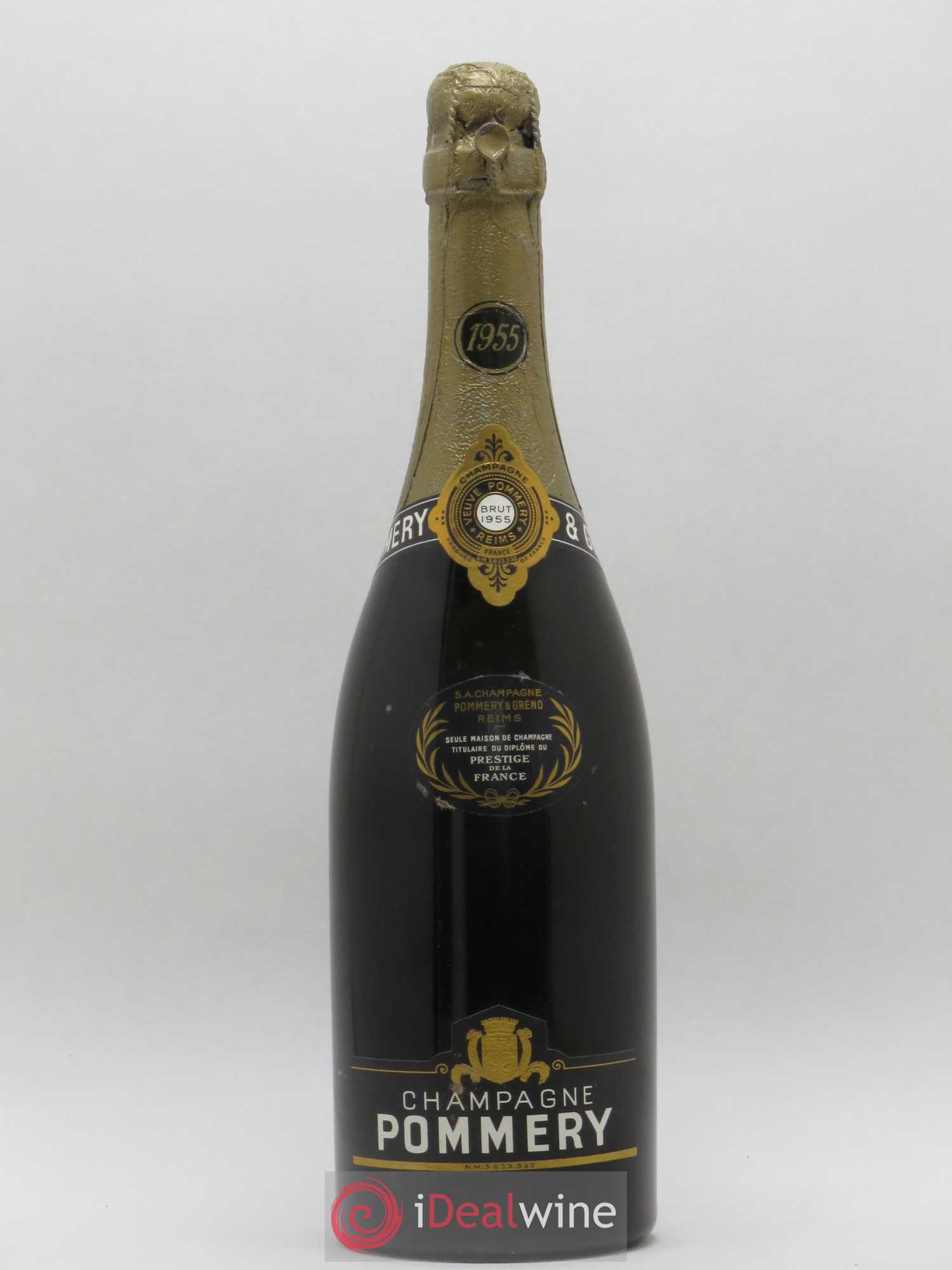 Brut Pommery 1955 - Lot de 1 bouteille - 0