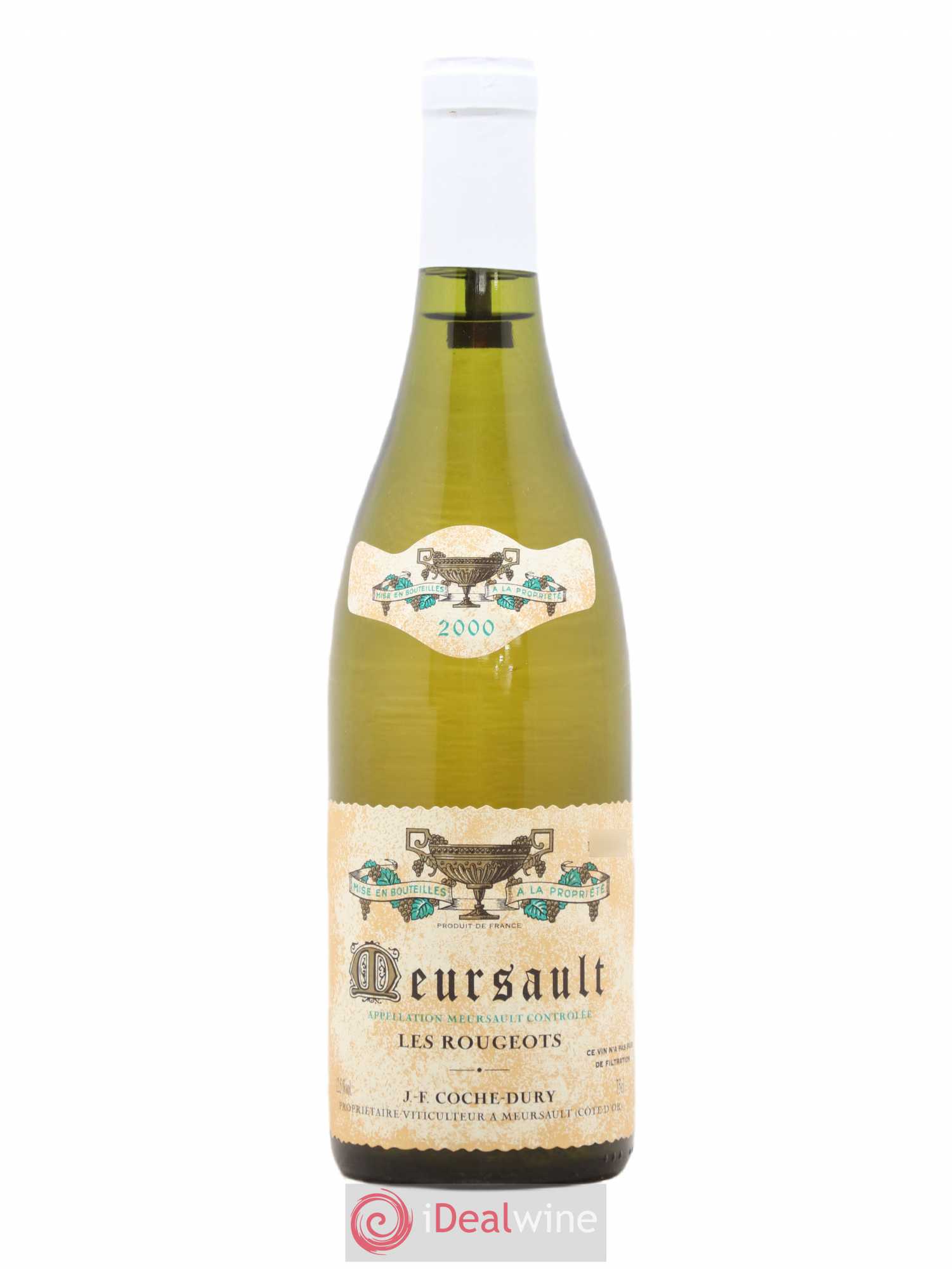 Meursault Les Rougeots Coche Dury (Domaine) 2000 - Lot de 1 bouteille - 0