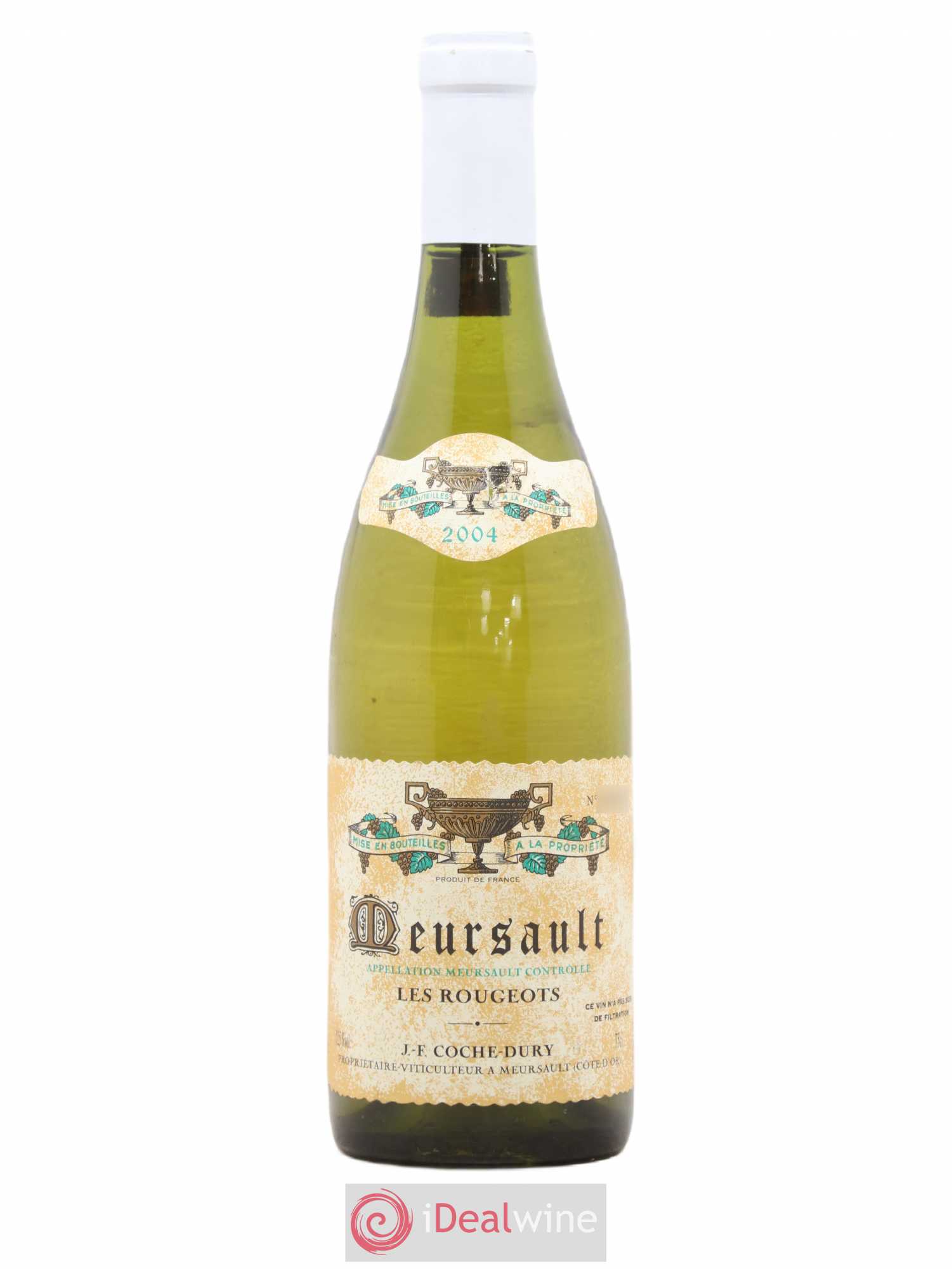 Meursault Les Rougeots Coche Dury (Domaine) 2004 - Lot de 1 bouteille - 0