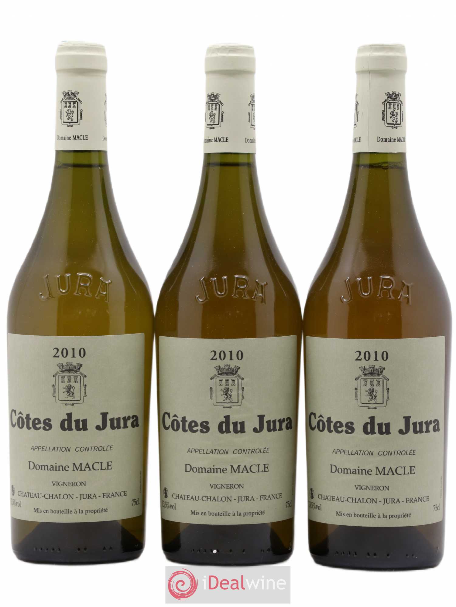 Côtes du Jura Jean Macle 2010 - Lot de 3 bouteilles - 0
