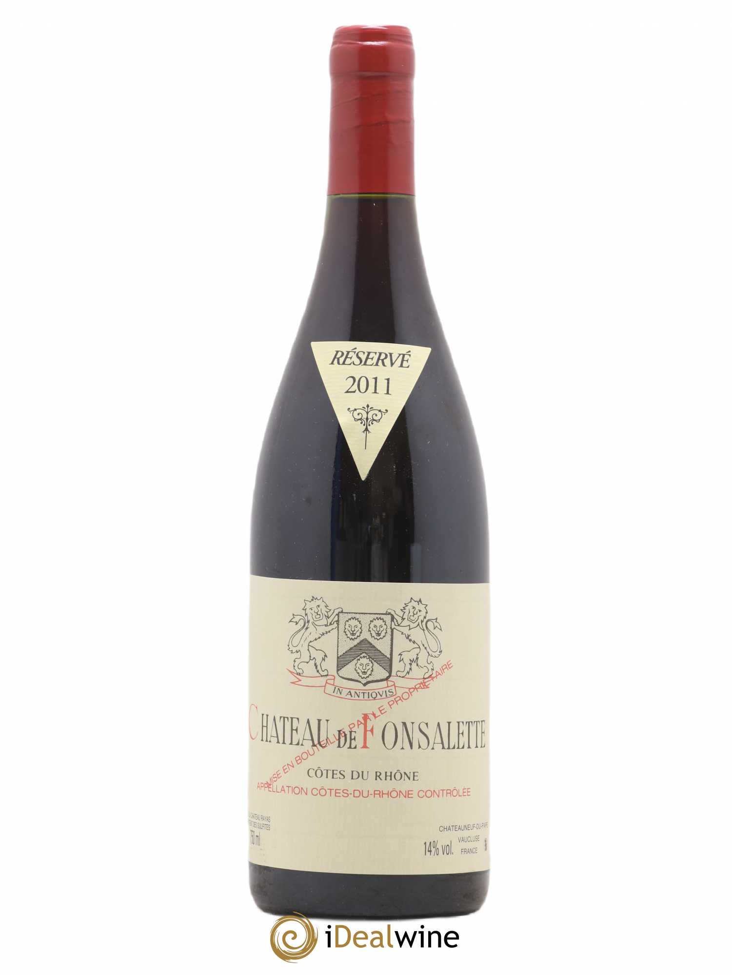 Côtes-du-Rhône Château de Fonsalette Emmanuel Reynaud 2011 - Lot de 1 bouteille - 0