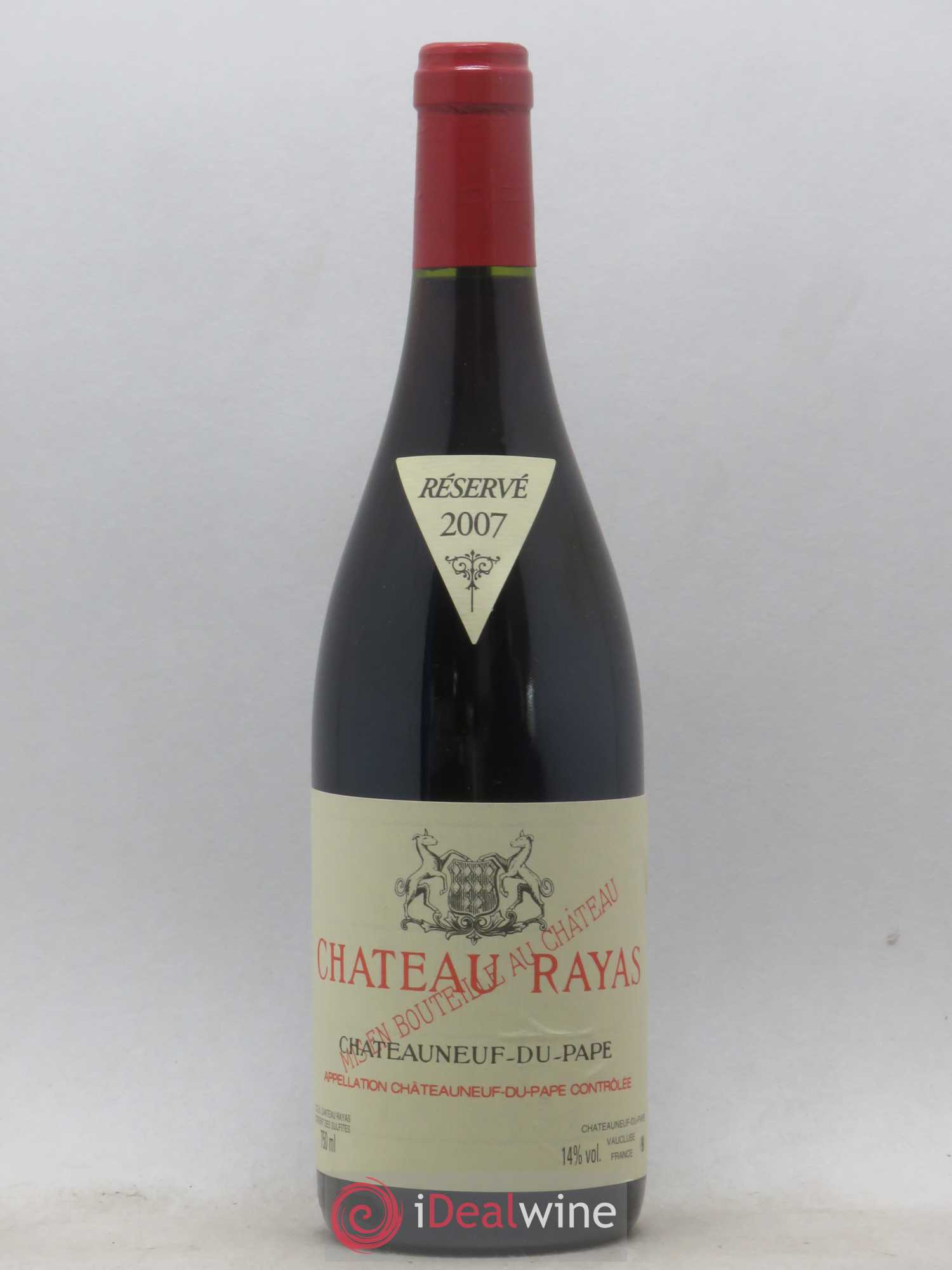 Châteauneuf-du-Pape Château Rayas Emmanuel Reynaud 2007 - Lot de 1 bouteille - 0