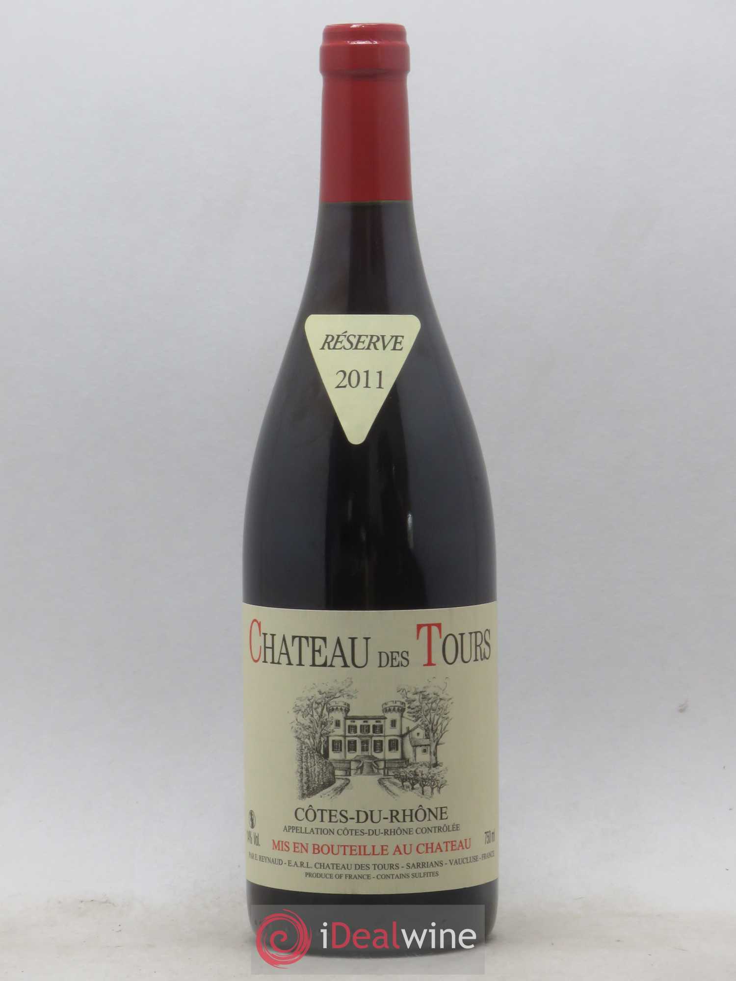 Côtes-du-Rhône Château des Tours Emmanuel Reynaud 2011 - Lot de 1 bouteille - 0