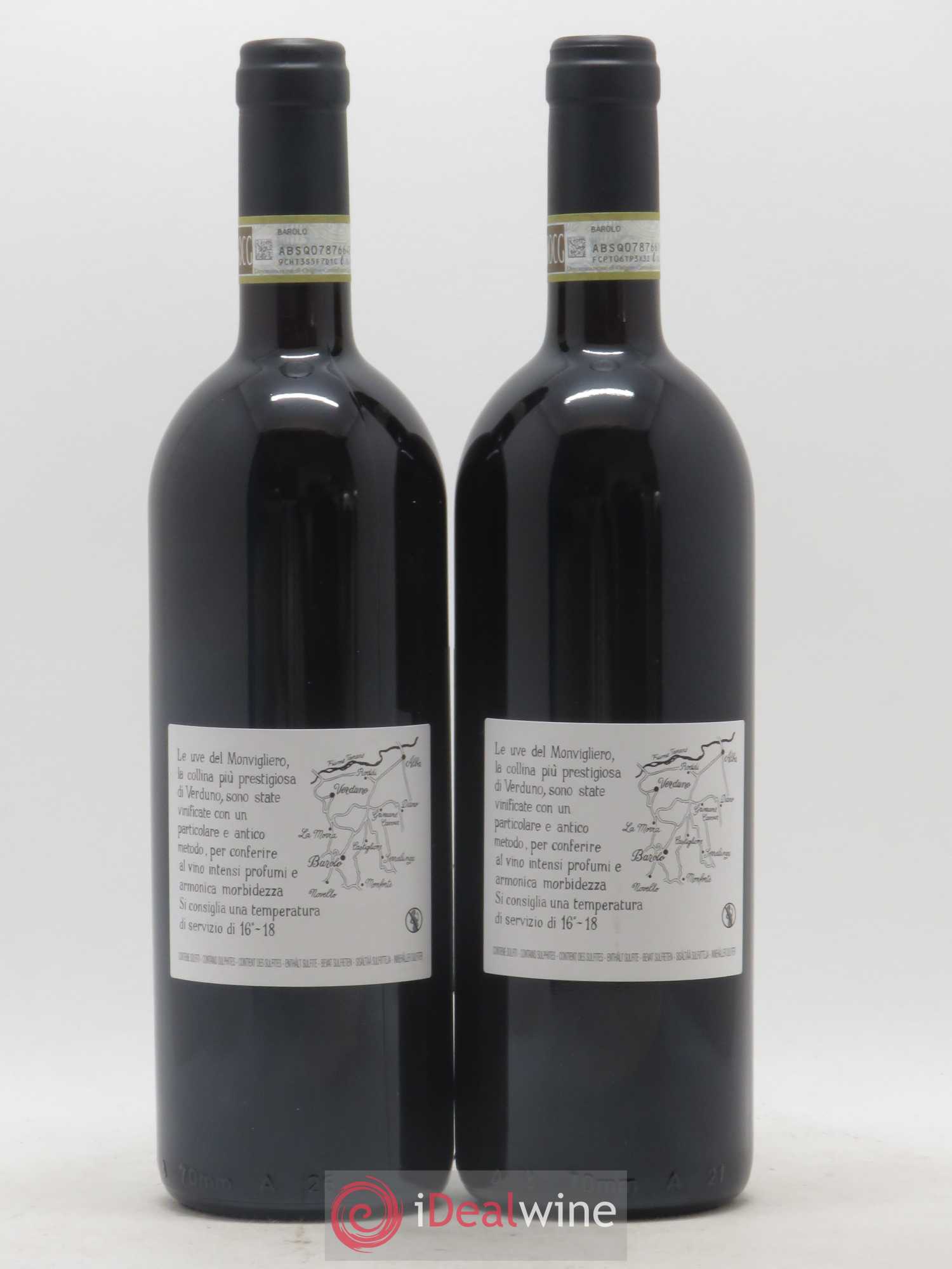 Barolo DOCG Monvigliero Comm. Giovan Battista Burlotto 2017 - Lot de 2 bouteilles - 1