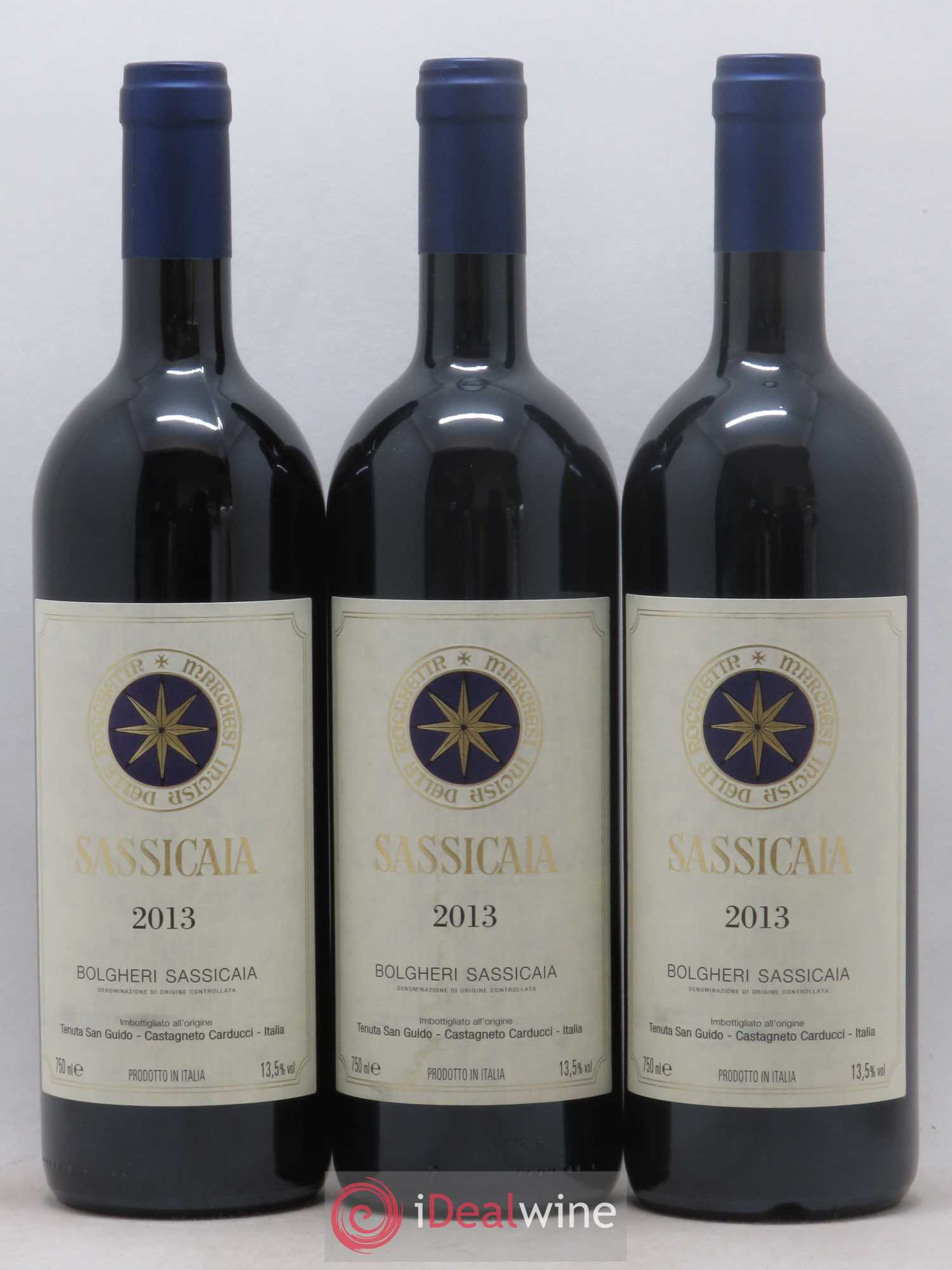 Bolgheri DOC Sassicaia Tenuta San Guido 2013 - Lot de 6 bouteilles - 3