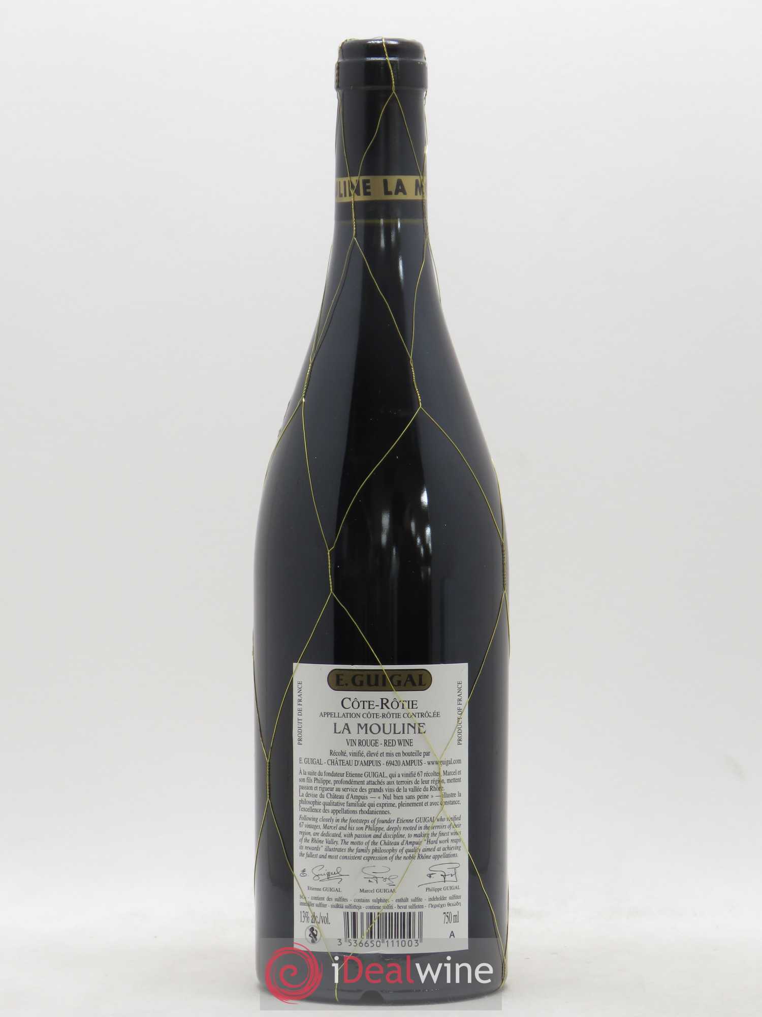Côte-Rôtie La Mouline Guigal 2009 - Lot de 1 bouteille - 1