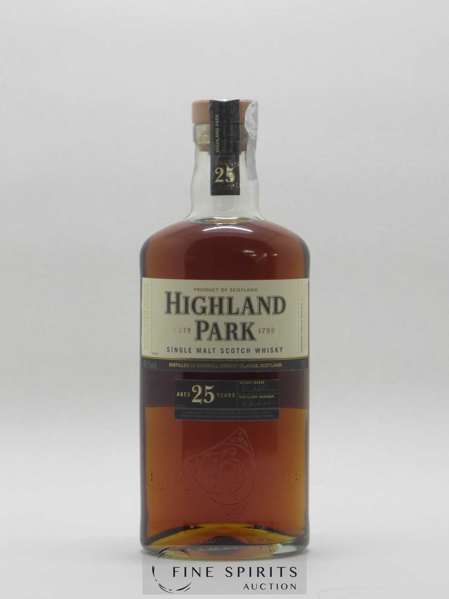 Highland Park 25 years Of. - Lot de 1 bouteille - 1
