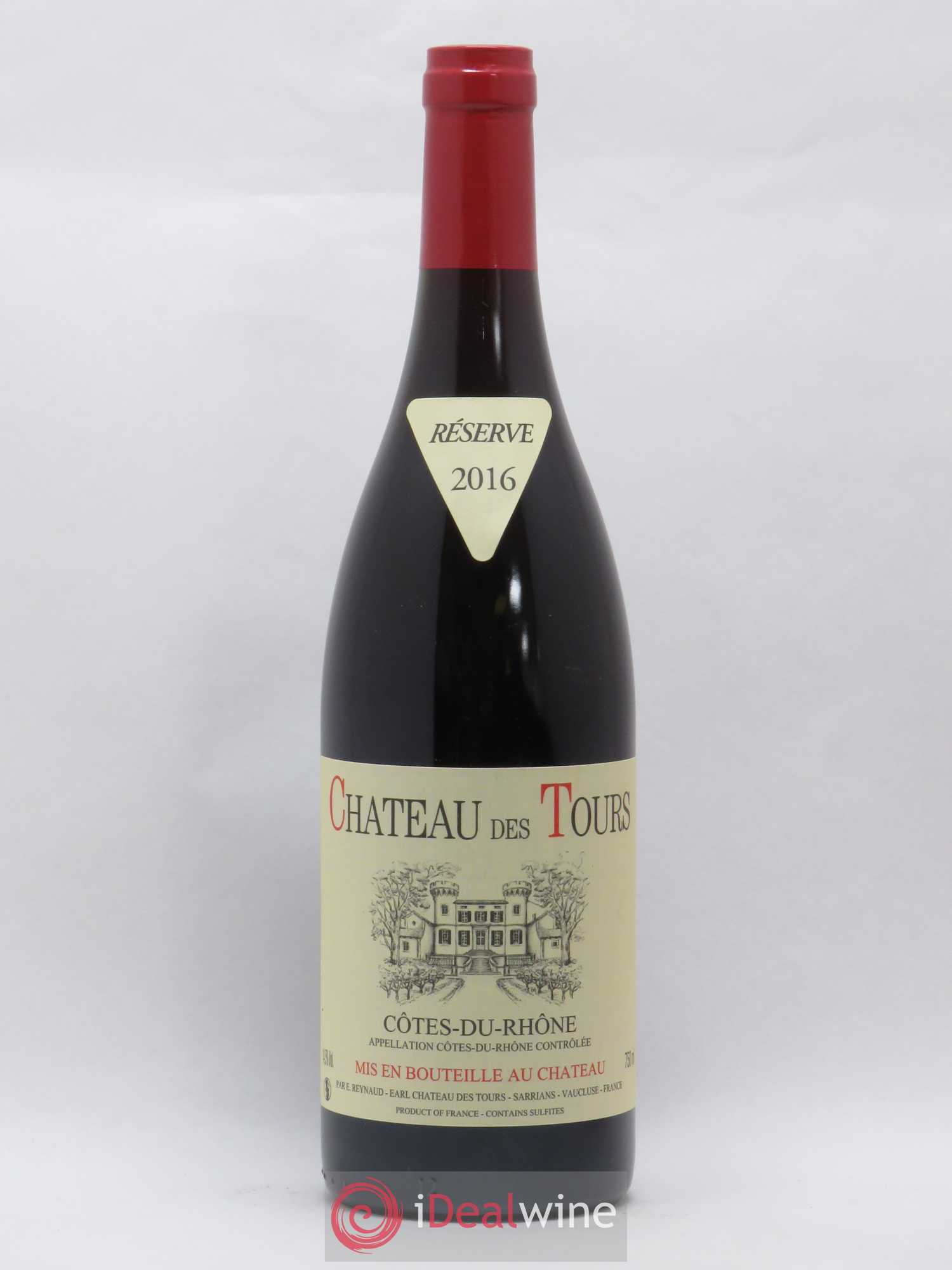 Côtes-du-Rhône Château des Tours Emmanuel Reynaud (sans prix de réserve) 2016 - Lot de 1 bouteille - 0