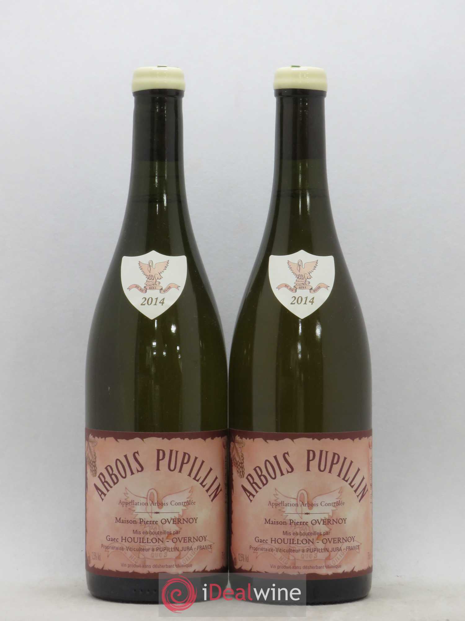 Arbois-Pupillin Chardonnay élevage prolongé (cire blanche) Overnoy-Houillon (Domaine) 2014 - Lot de 2 bouteilles - 0