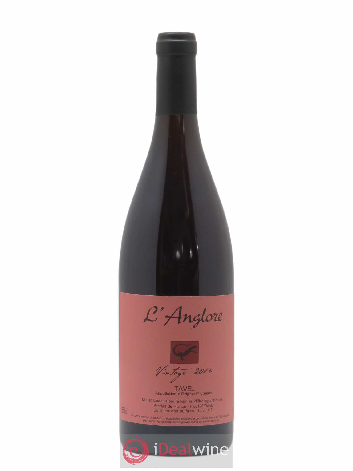 Tavel Vintage L'Anglore (senza prezzo di riserva) 2017 - Lotto di 1 bottiglia - 0