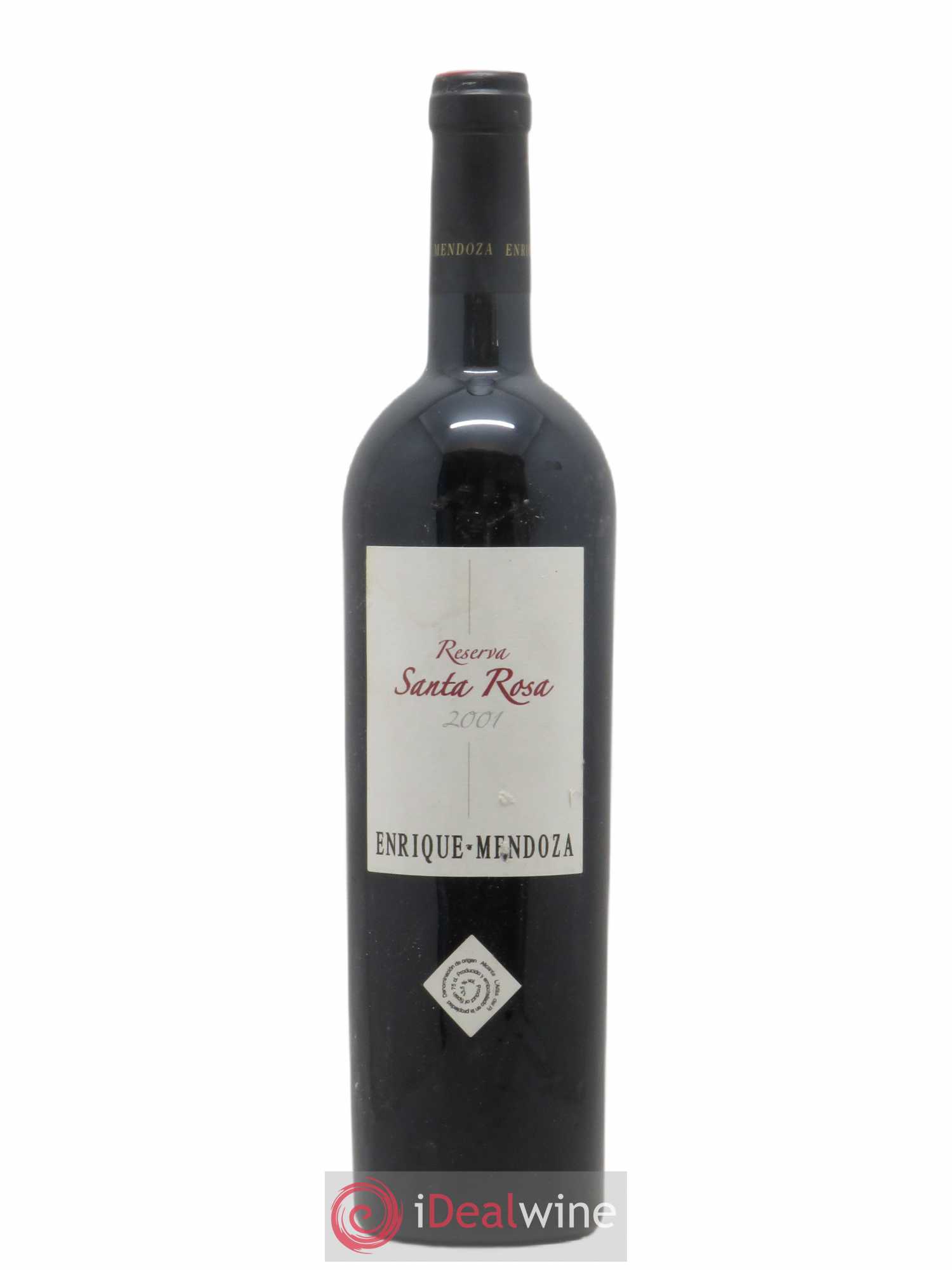 Espagne Allicante DO Reserva Santa Rosa Enrique Mendoza (sans prix de réserve) 2001 - Posten von 1 Flasche - 0
