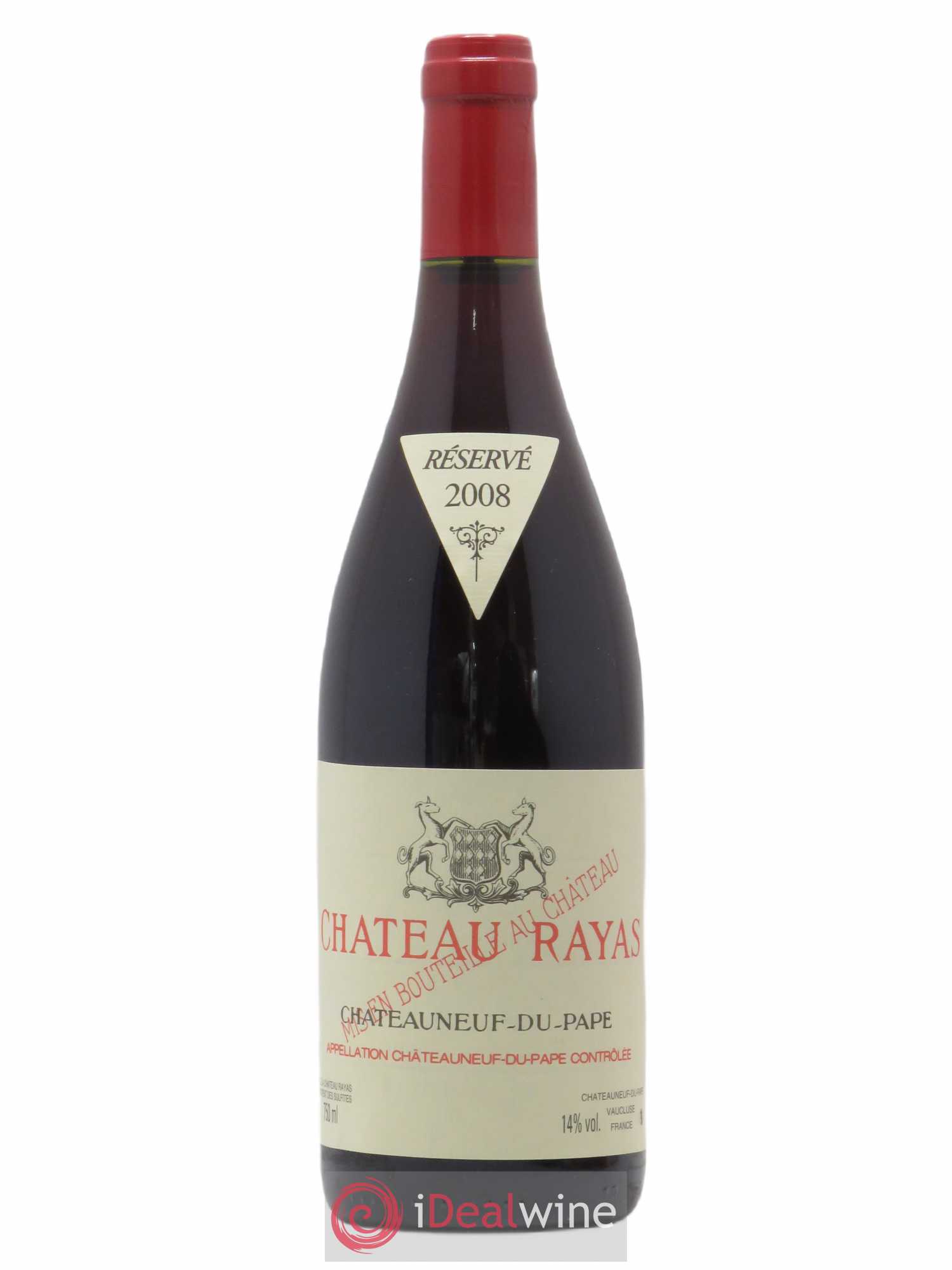Châteauneuf-du-Pape Château Rayas Emmanuel Reynaud 2008 - Lot de 1 bouteille - 0