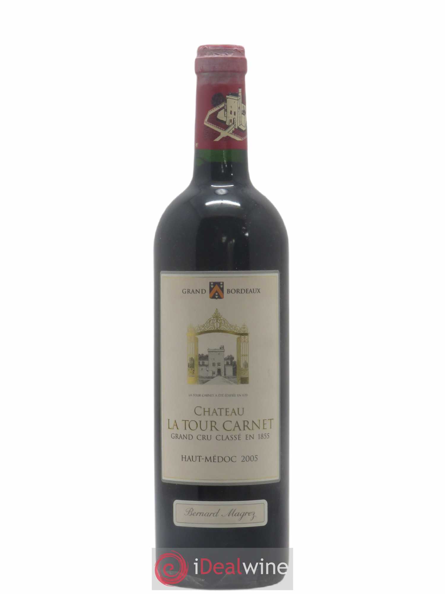 Château la Tour Carnet 4ème Grand Cru Classé (sans prix de réserve) 2005 - Lot de 1 bouteille - 0