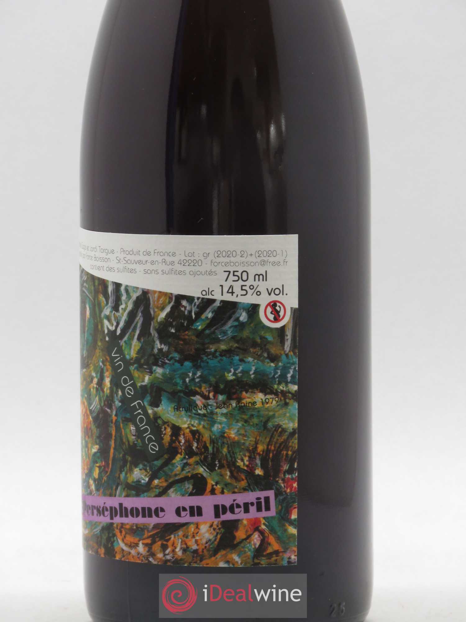 Vin de France Persephone en Peril Daniel Sage Assemblage 2018-2019 (sans prix de réserve) - Posten von 1 Flasche - 1