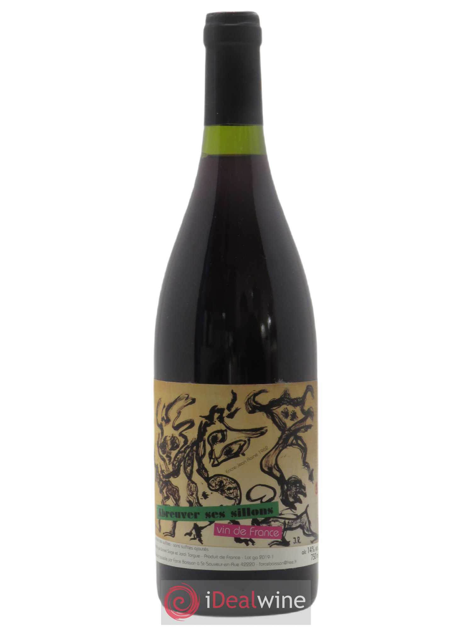 Vin de France Abreuver ses sillons Daniel Sage (sans prix de réserve) 2018 - Lot de 1 bouteille - 0