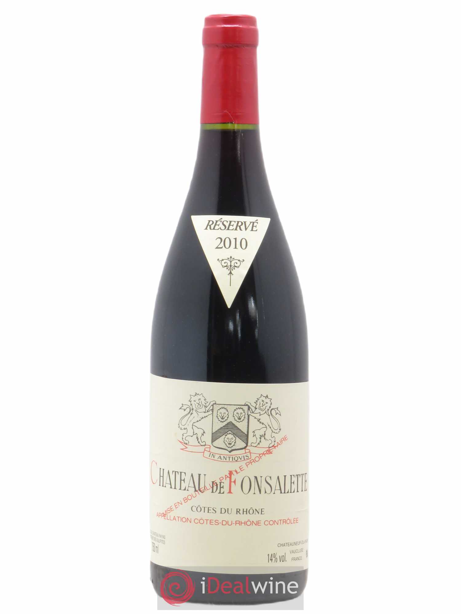 Côtes-du-Rhône Château de Fonsalette Emmanuel Reynaud (sans prix de réserve) 2010 - Lot de 1 bouteille - 0