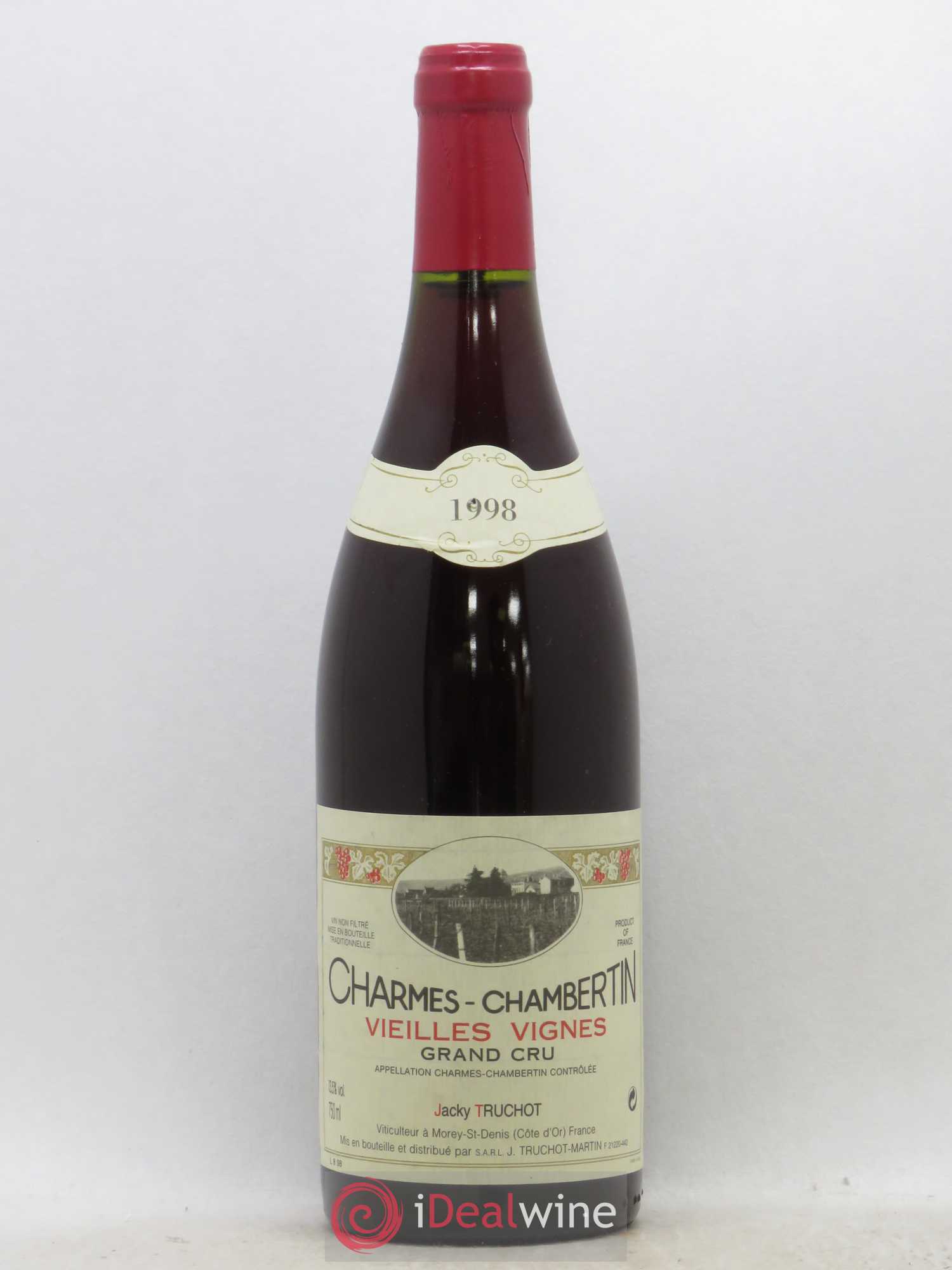 Charmes-Chambertin Grand Cru Vieilles Vignes Jacky Truchot 1998 - Posten von 1 Flasche - 0
