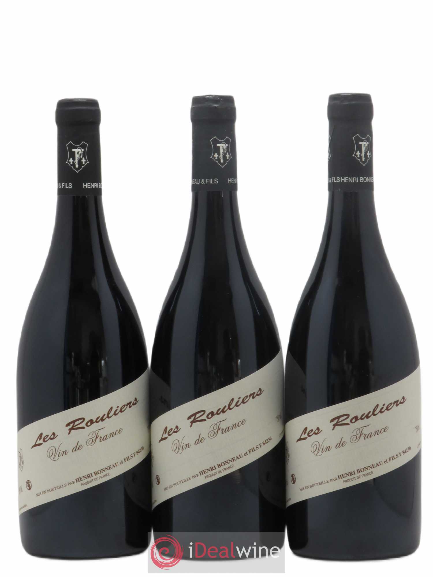 Vin de France Les Rouliers Henri Bonneau & Fils 0919 (sans prix de réserve) - Posten von 3 Flaschen - 0