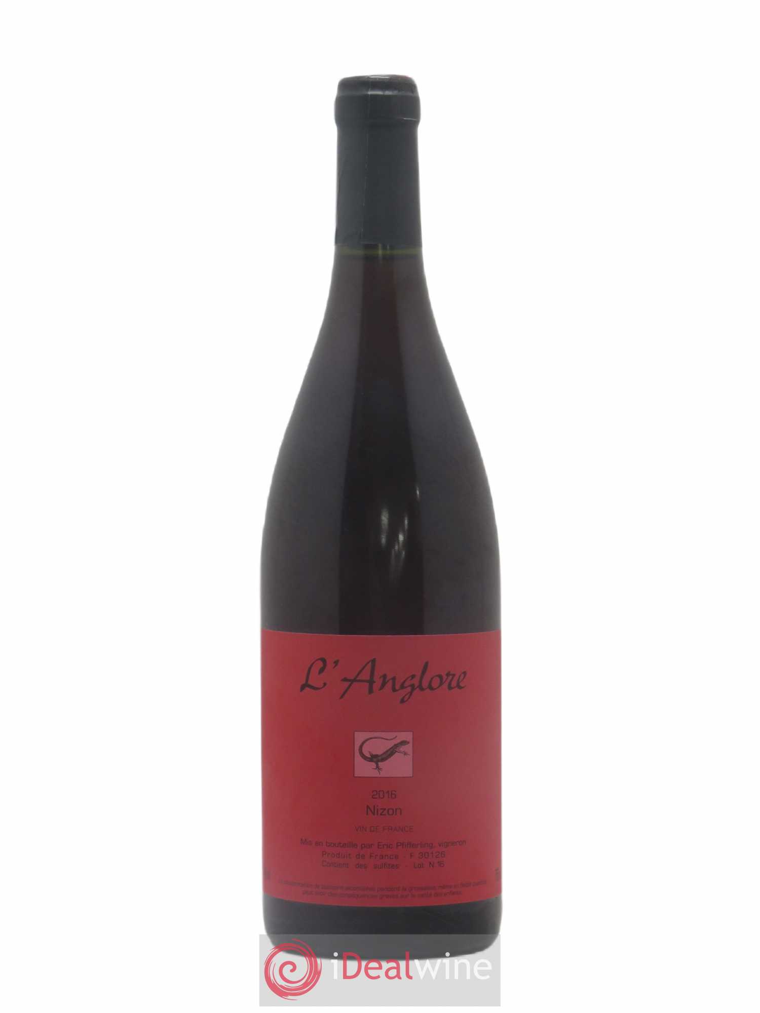Vin de France Nizon L'Anglore (sans prix de réserve) 2016 - Lot de 1 bouteille - 0