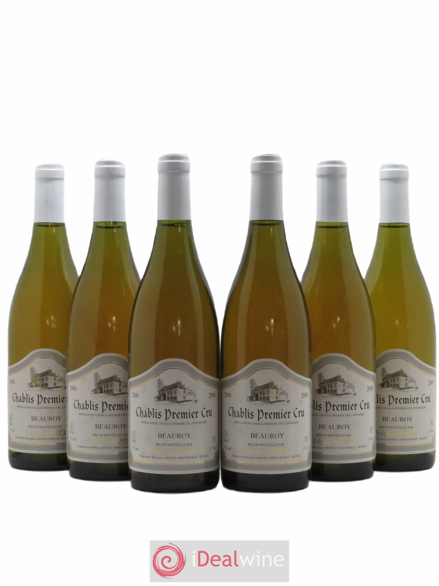 Chablis 1er Cru Beauroy Domaine Sylvain Mosnier (sans prix de réserve) 2000 - Posten von 6 Flaschen - 0