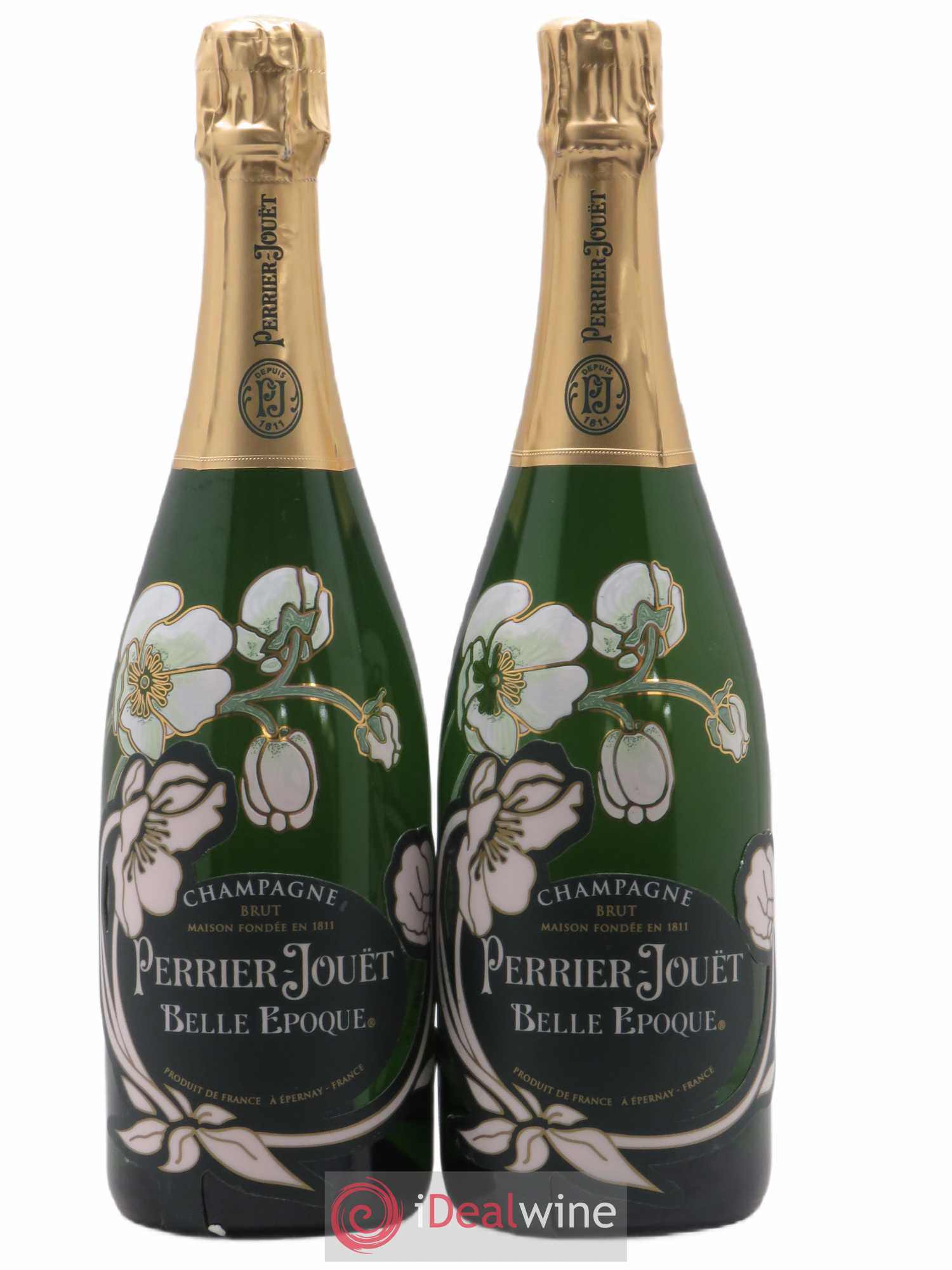 Cuvée Belle Epoque Brut Perrier-Jouët (sans prix de réserve) 2012 - Lot de 2 bouteilles - 0