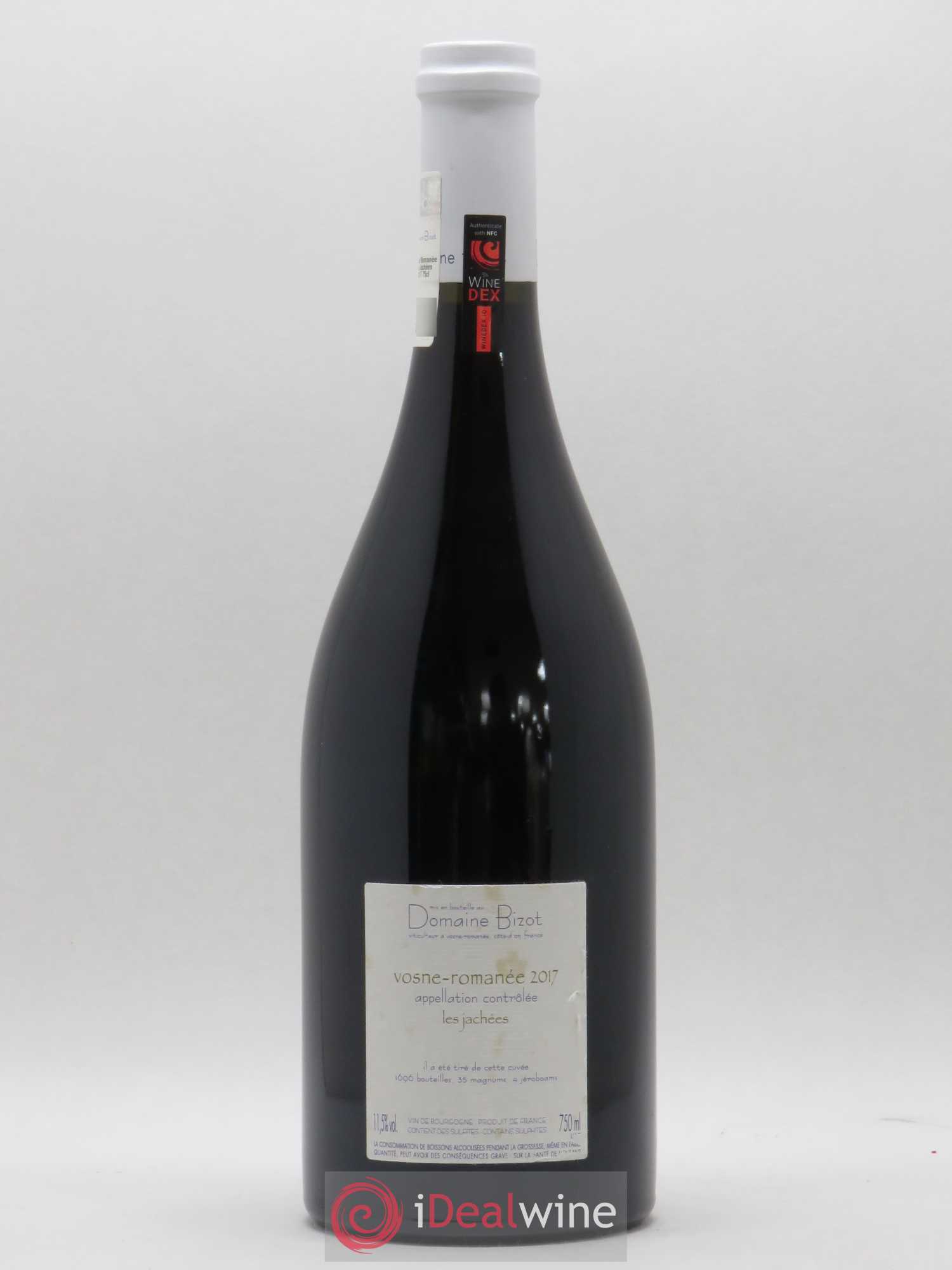 Vosne-Romanée Les Jachées Bizot (Domaine) 2017 - Lot de 1 bouteille - 1