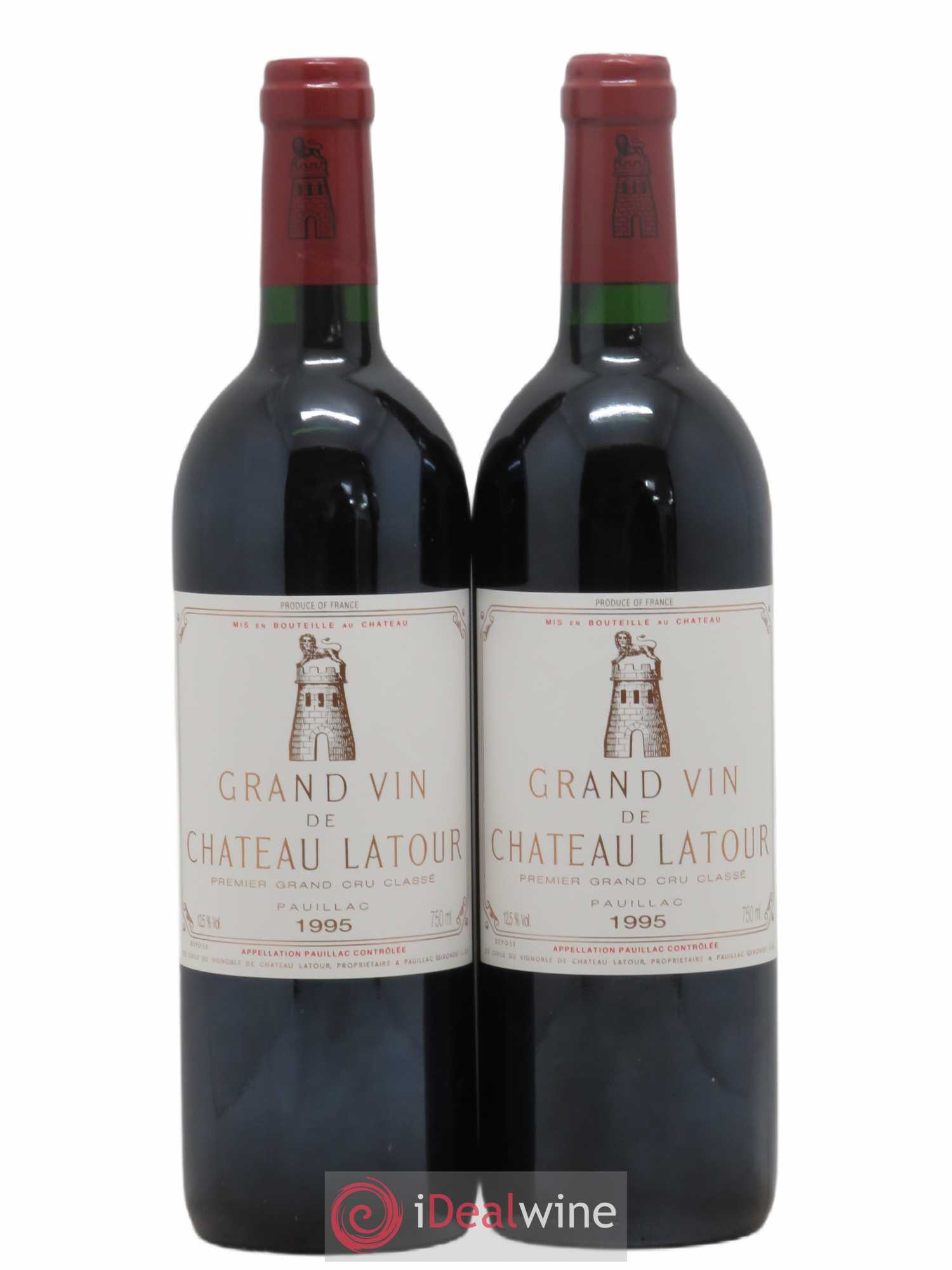 Château Latour 1er Grand Cru Classé (senza prezzo di riserva) 1995 - Lotto di 2 bottiglie - 0