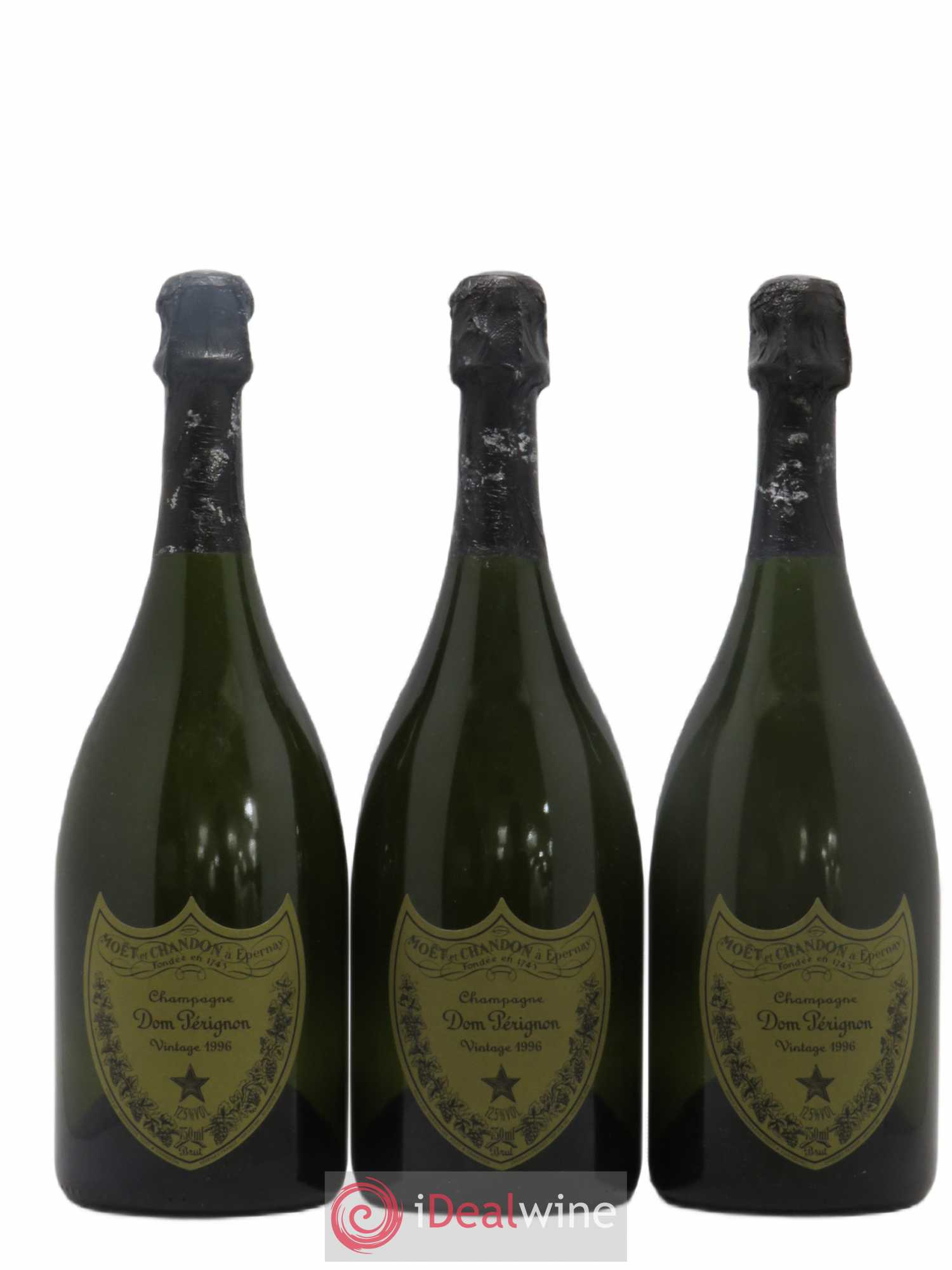 Brut Dom Pérignon 1996 - Lot de 3 bouteilles - 0