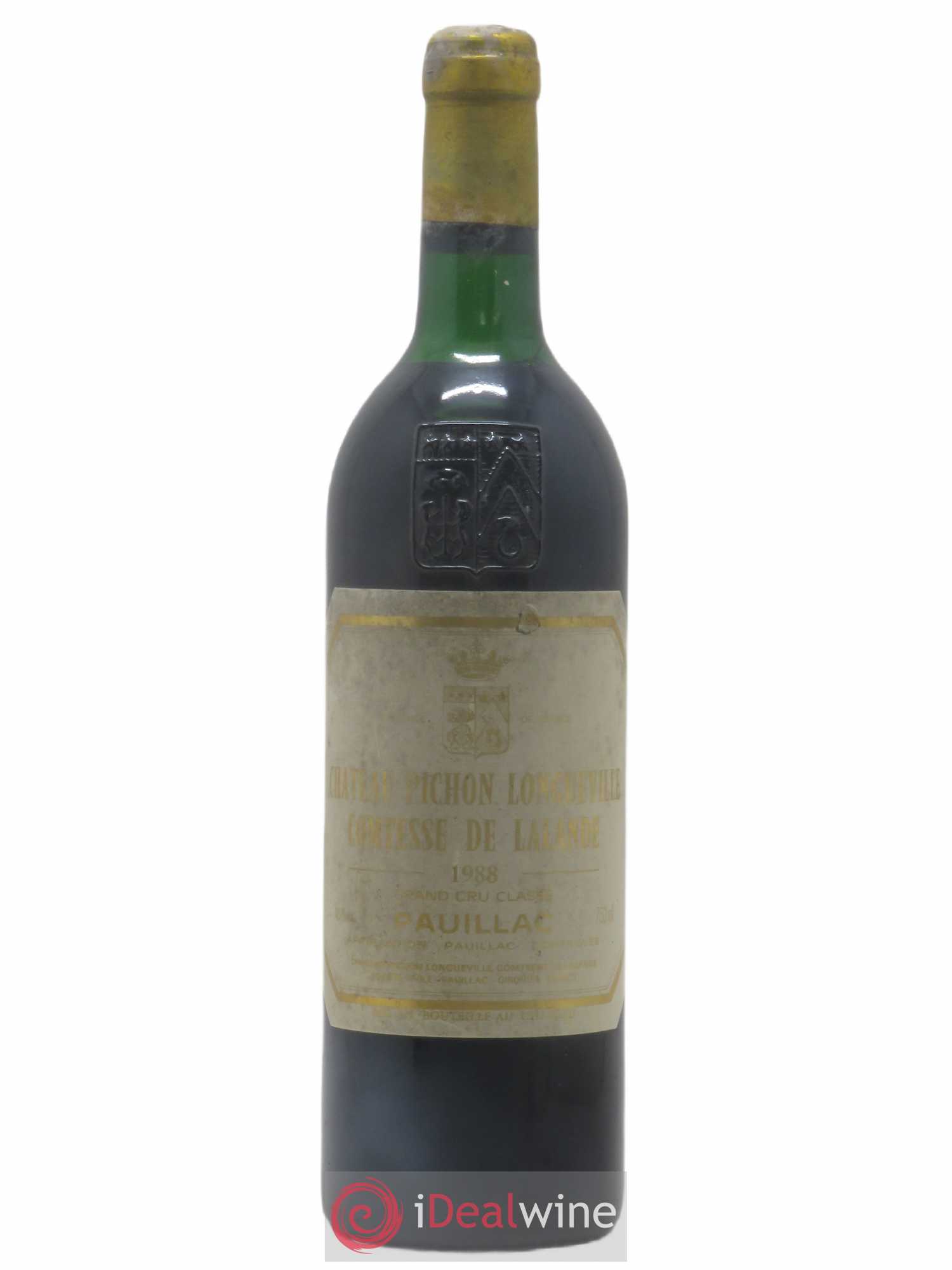 Château Pichon Longueville Comtesse de Lalande 2ème Grand Cru Classé (sans prix de réserve) 1988 - Lot de 1 bouteille - 0