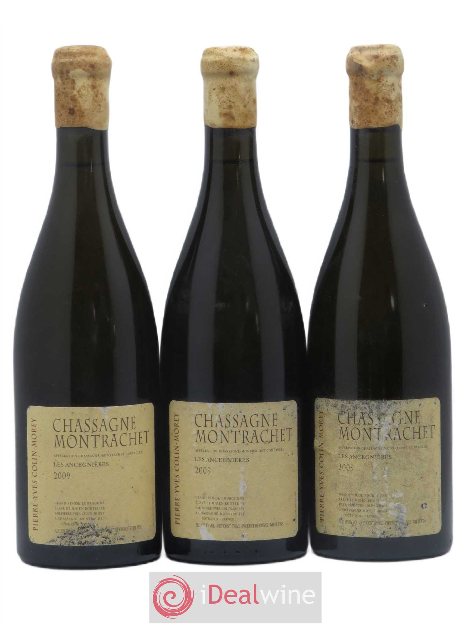 Chassagne-Montrachet Les Ancégnières Pierre-Yves Colin Morey (sans prix de réserve) 2009 - Lot de 3 bouteilles - 0