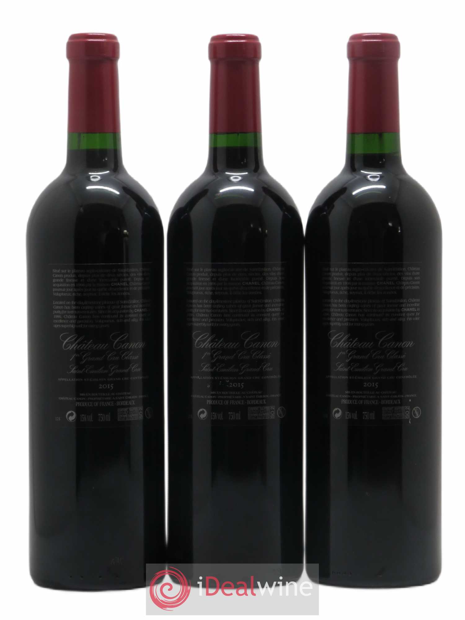 Château Canon 1er Grand Cru Classé B 2015 - Lot de 12 bouteilles - 4