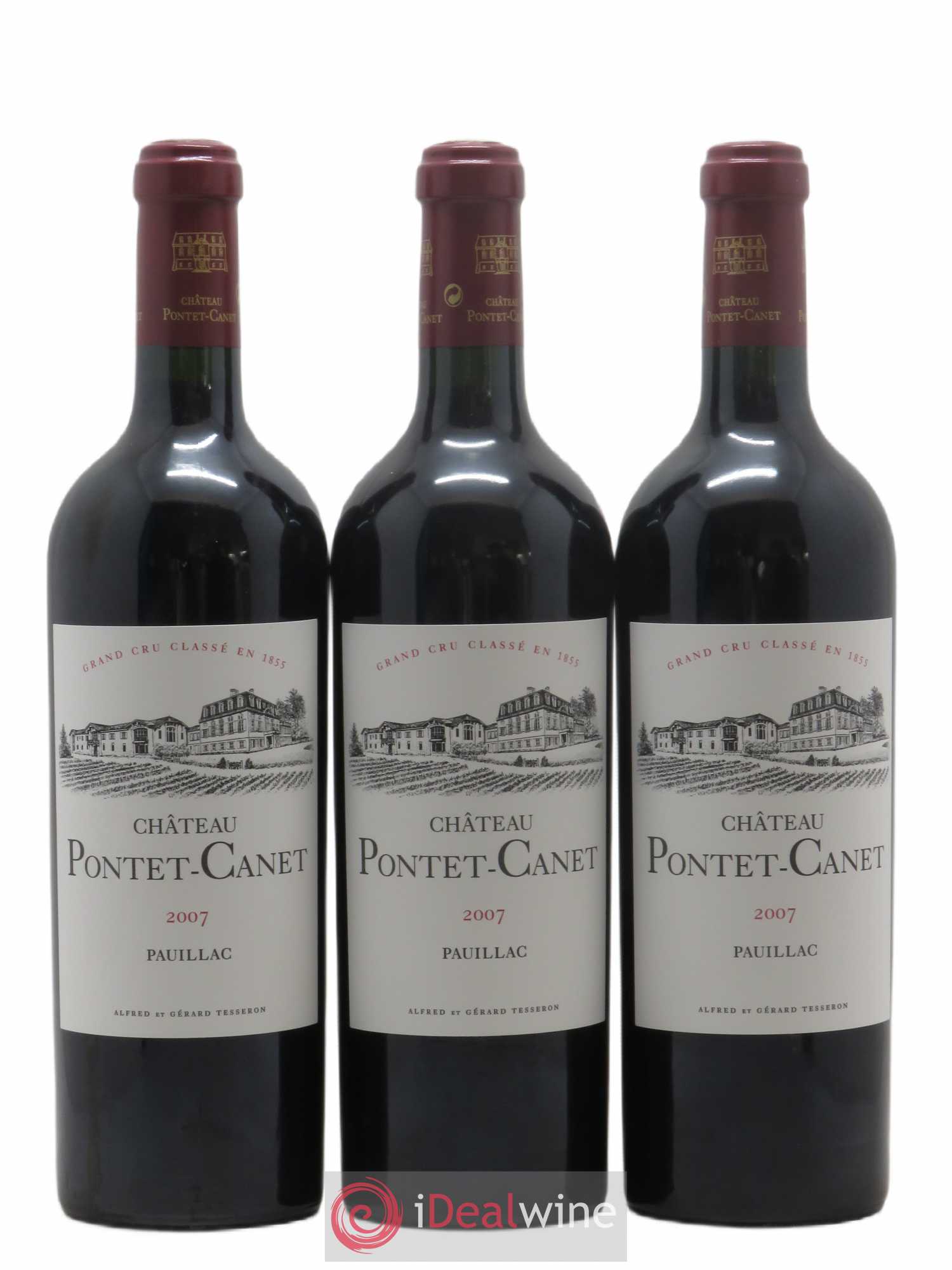 Château Pontet Canet 5ème Grand Cru Classé 2007 - Lot de 12 bouteilles - 2