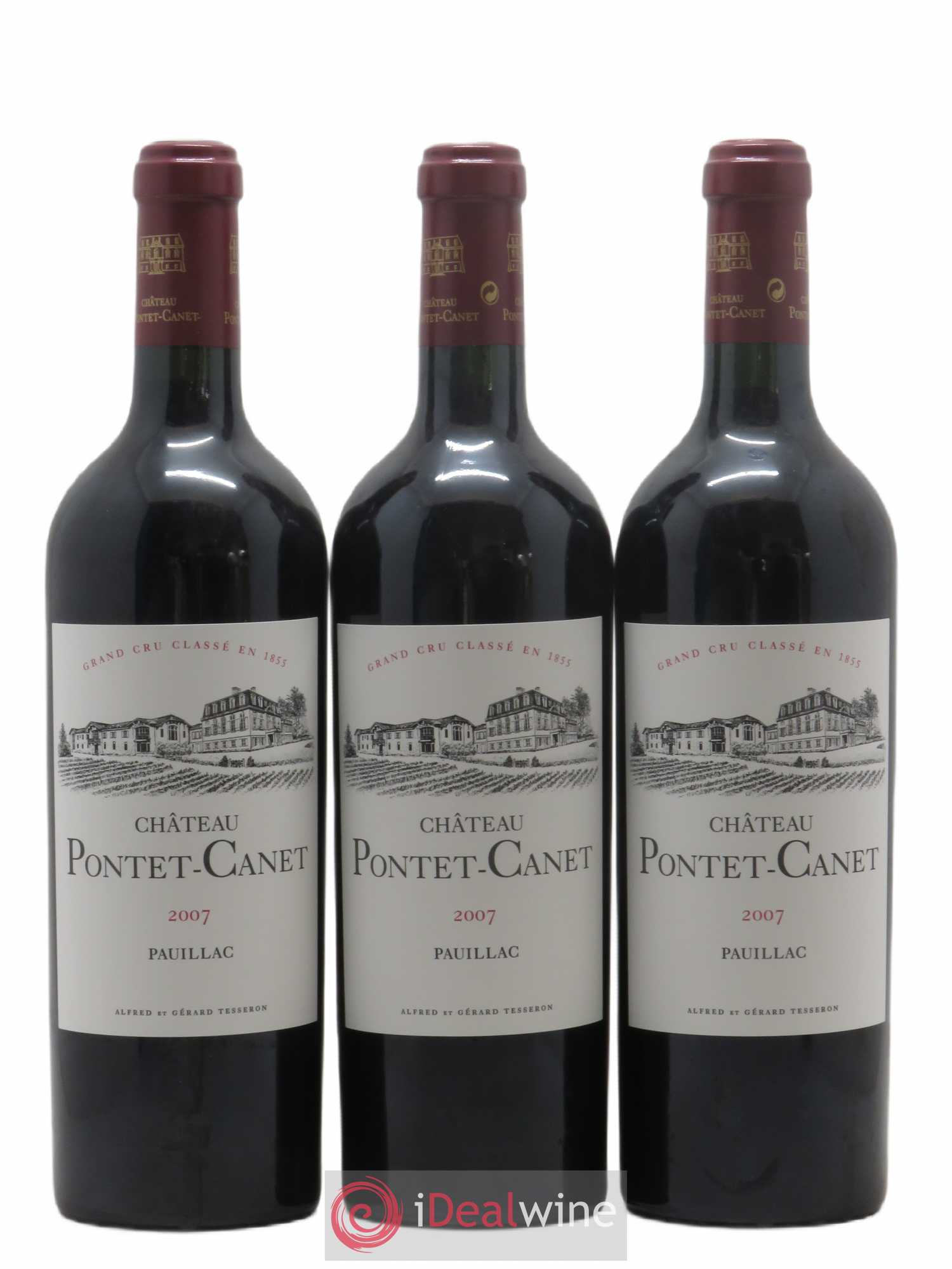 Château Pontet Canet 5ème Grand Cru Classé 2007 - Lot de 12 bouteilles - 4