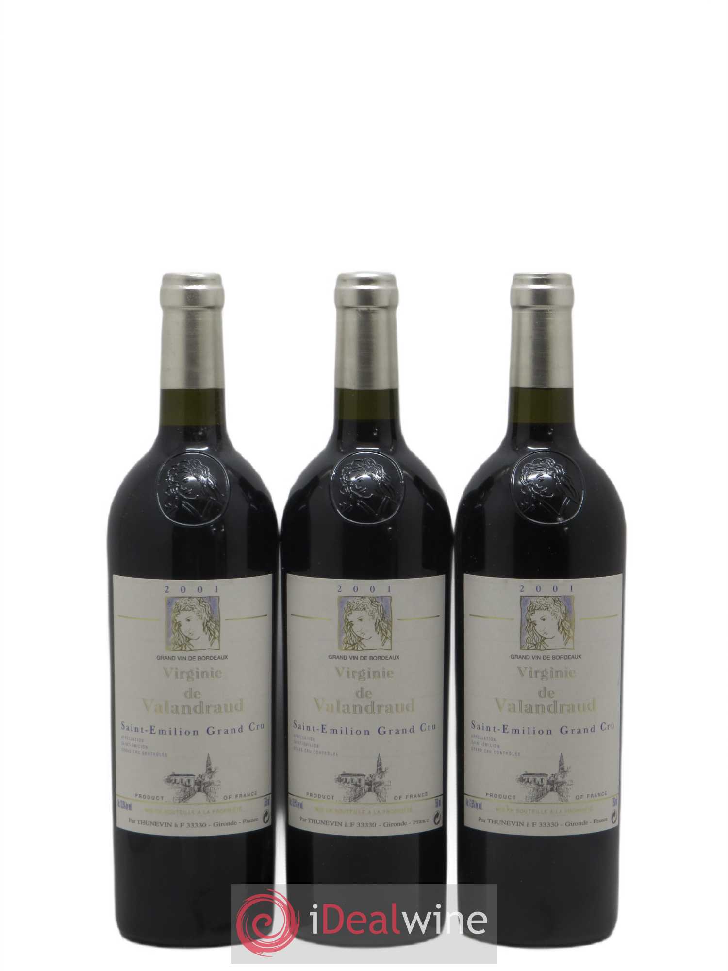 Virginie de Valandraud (sans prix de réserve) 2001 - Lot de 6 bouteilles - 1