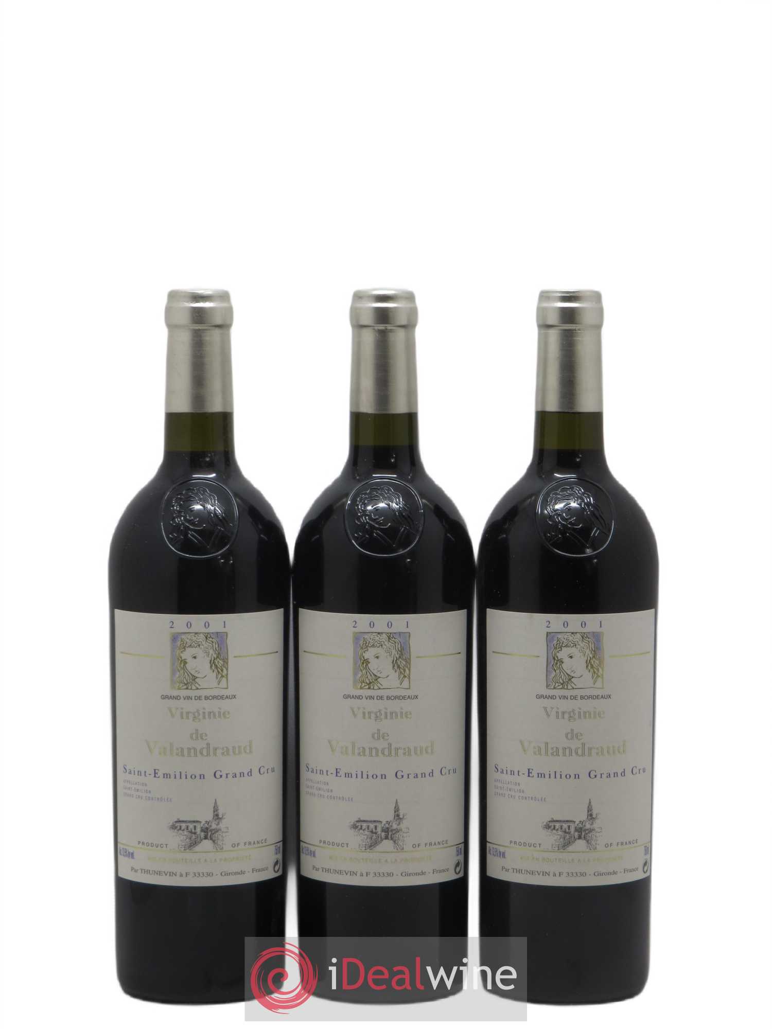 Virginie de Valandraud (sans prix de réserve) 2001 - Lot de 6 bouteilles - 2