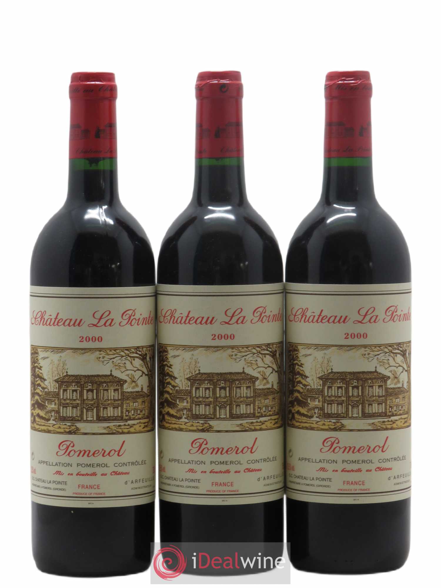 Château la Pointe (sans prix de réserve) 2000 - Lot de 12 bouteilles - 1
