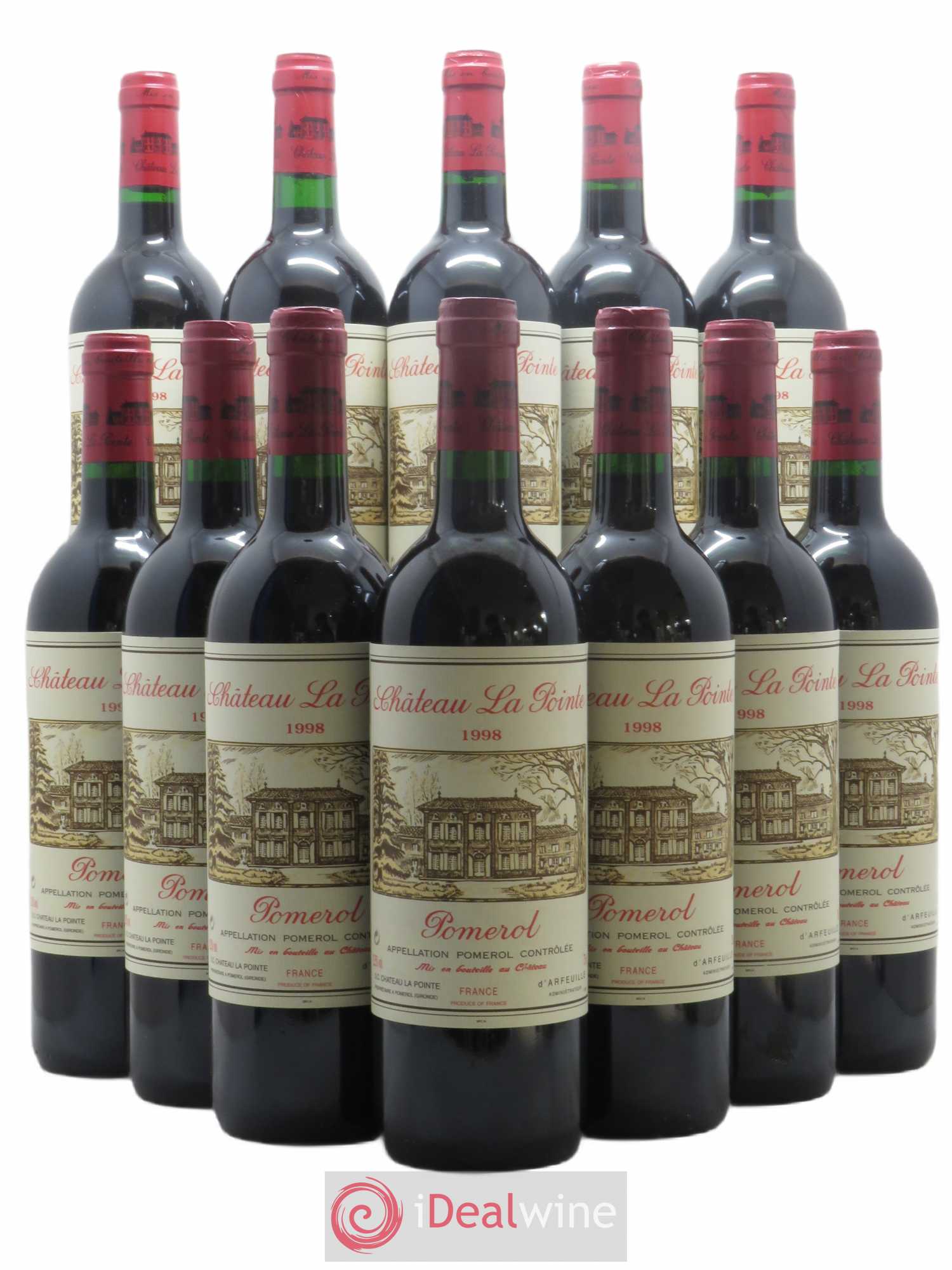 Château la Pointe 1998 - Lot de 12 bouteilles - 0