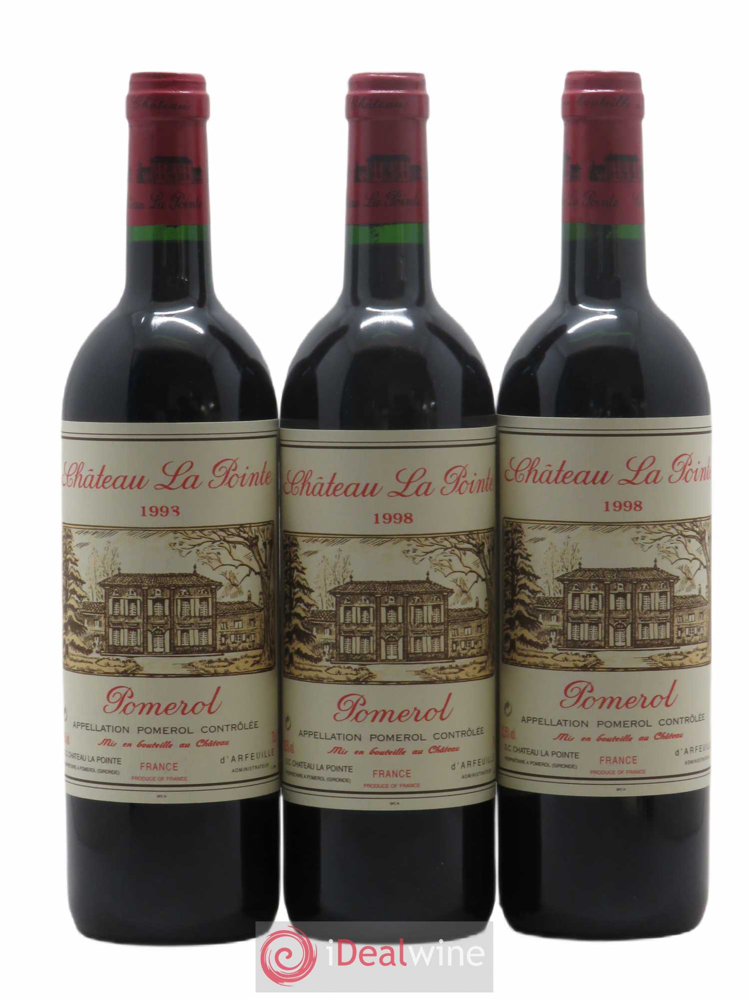 Château la Pointe 1998 - Lot de 12 bouteilles - 3