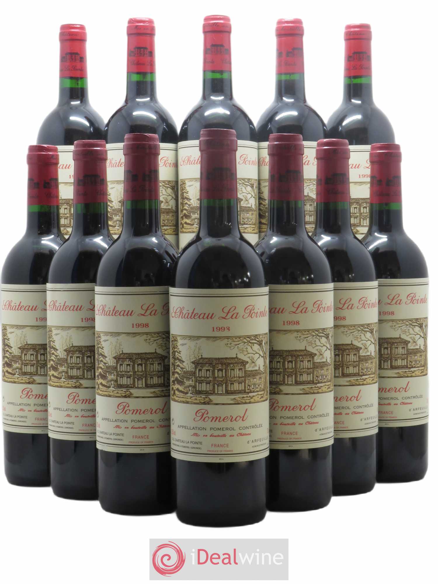 Château la Pointe 1998 - Lot de 12 bouteilles - 0