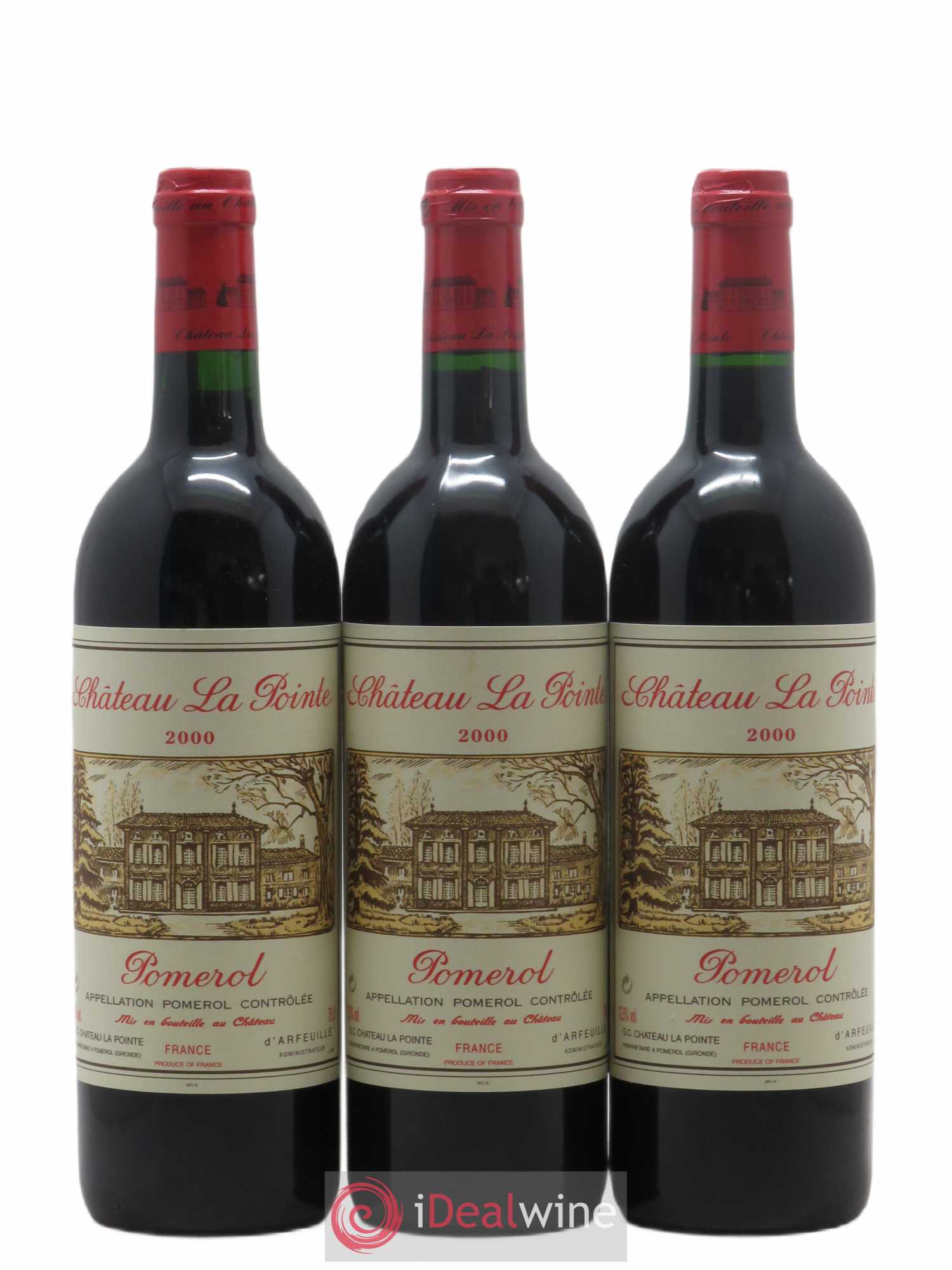 Château la Pointe (sans prix de réserve) 2000 - Lot de 12 bouteilles - 1